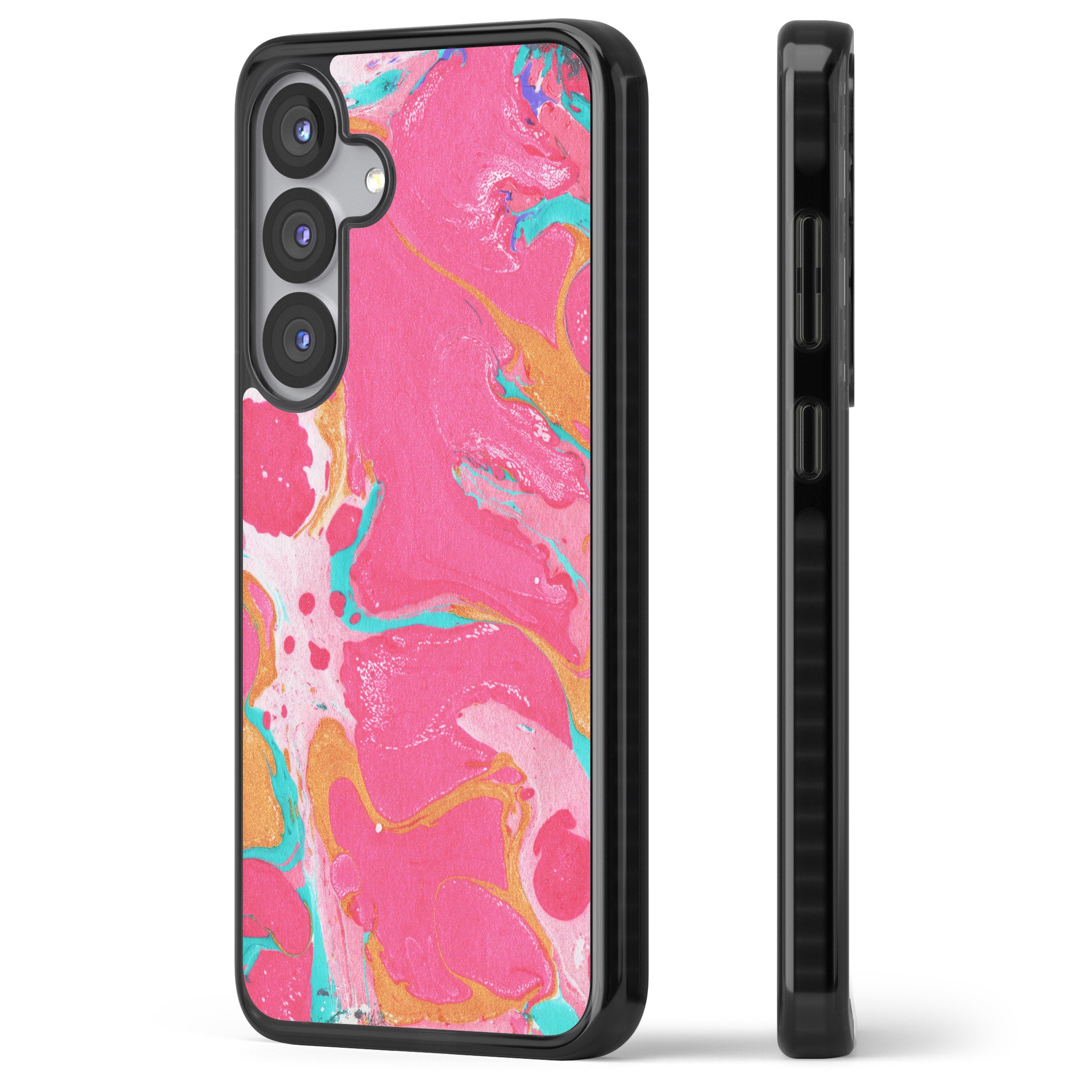 Vibrant Marbled Paper