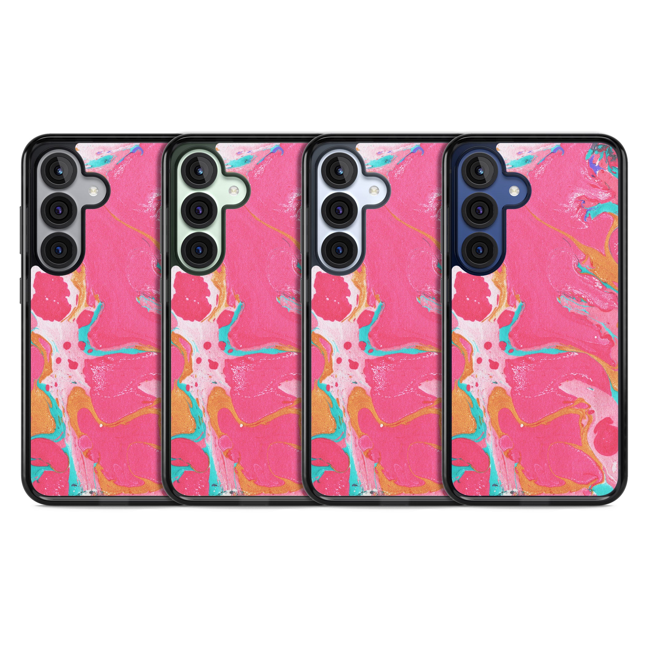 Vibrant Marbled Paper