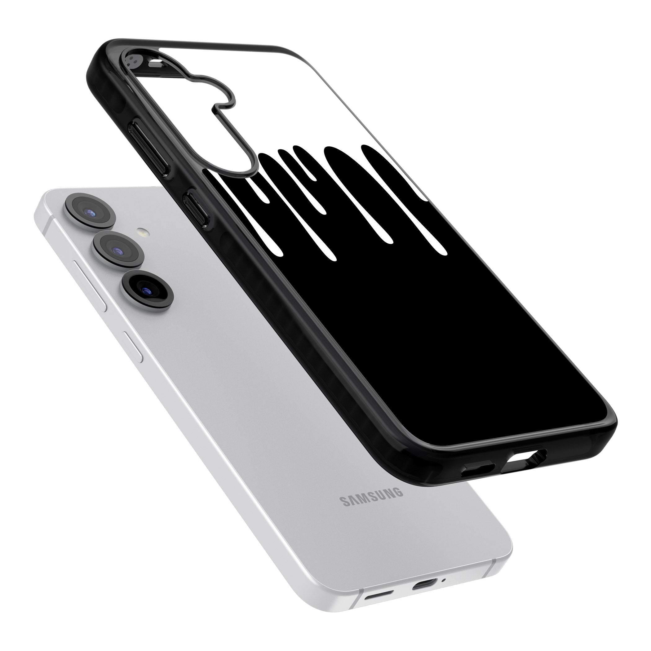 Melted Effect: White & Black