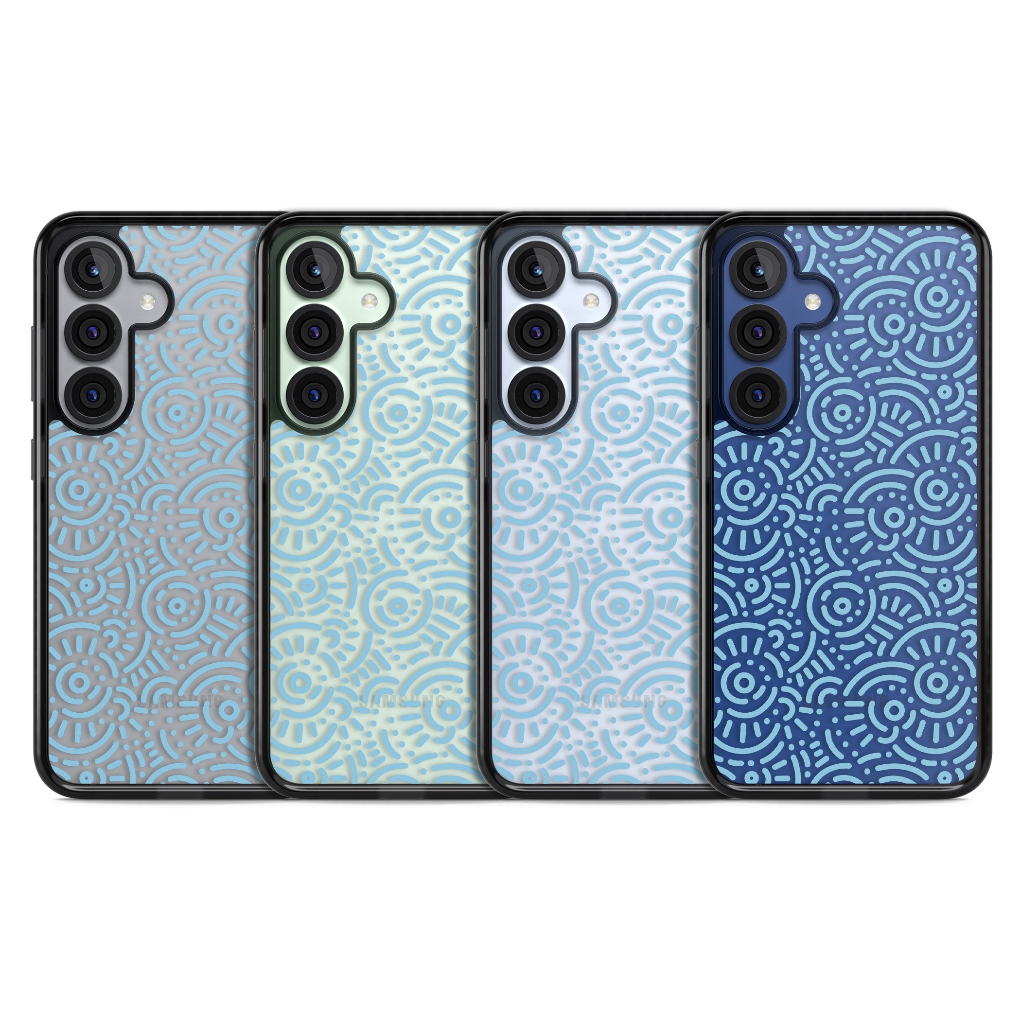 Light Blue Retro Pattern
