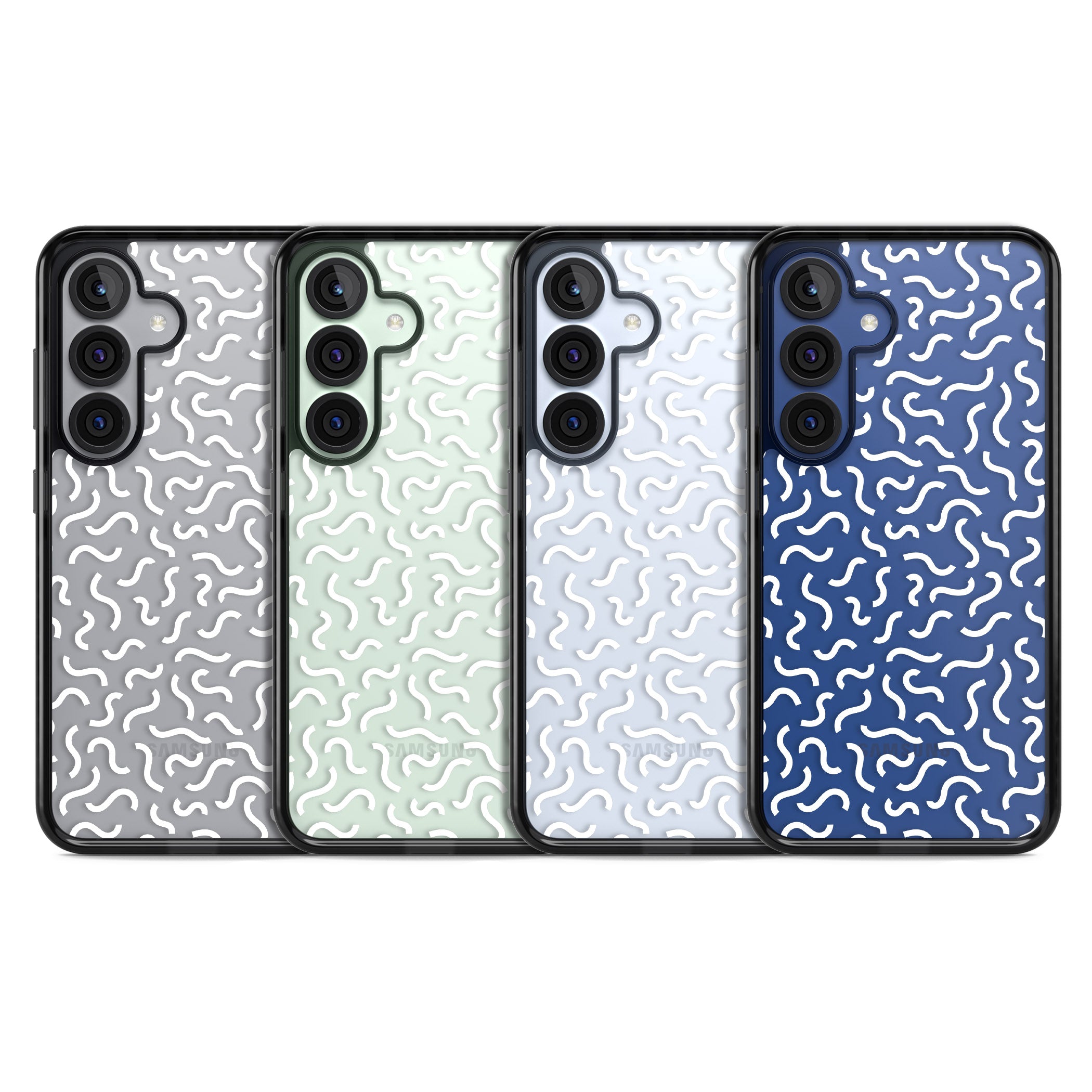 Black & White Wavy Pattern