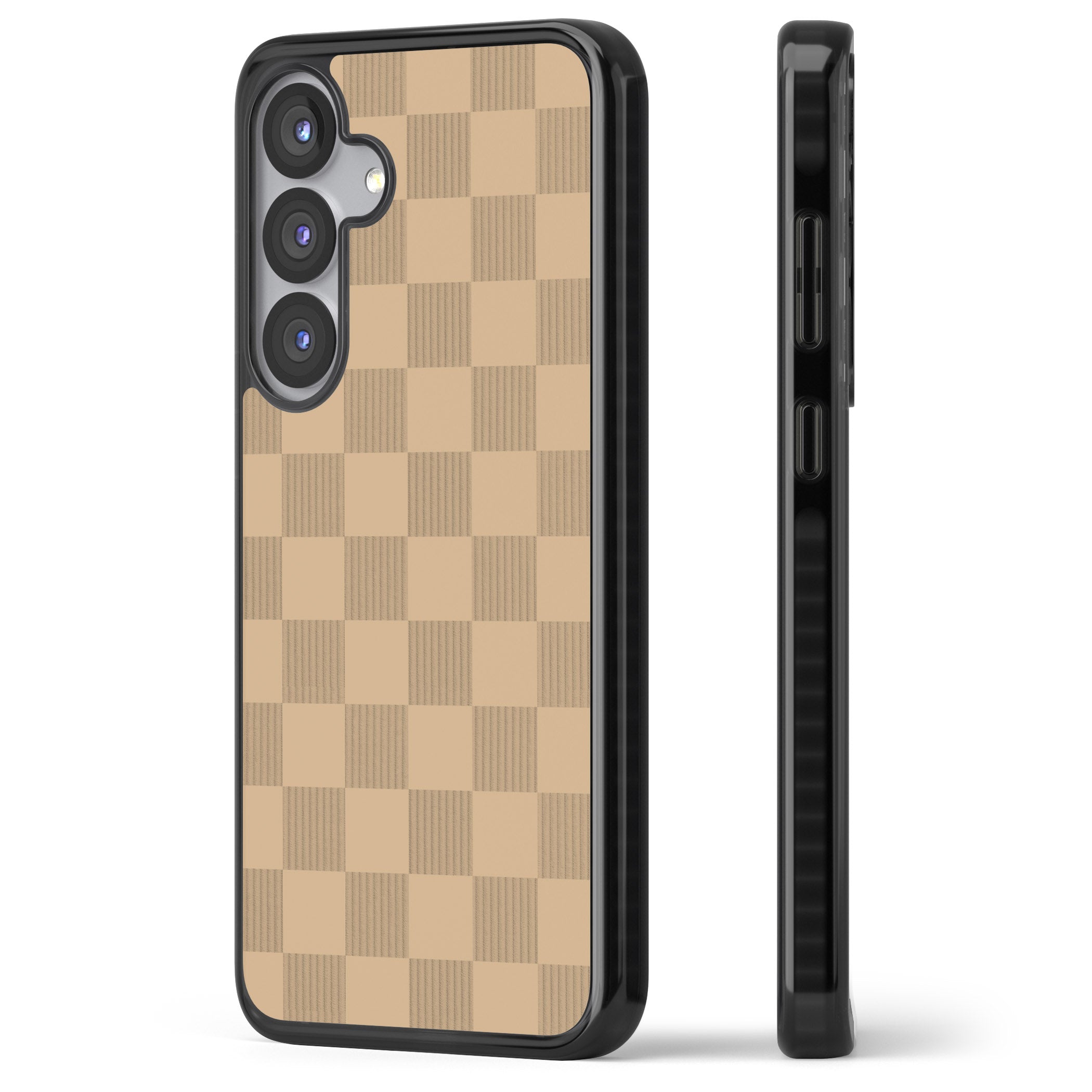 Beige Checkered