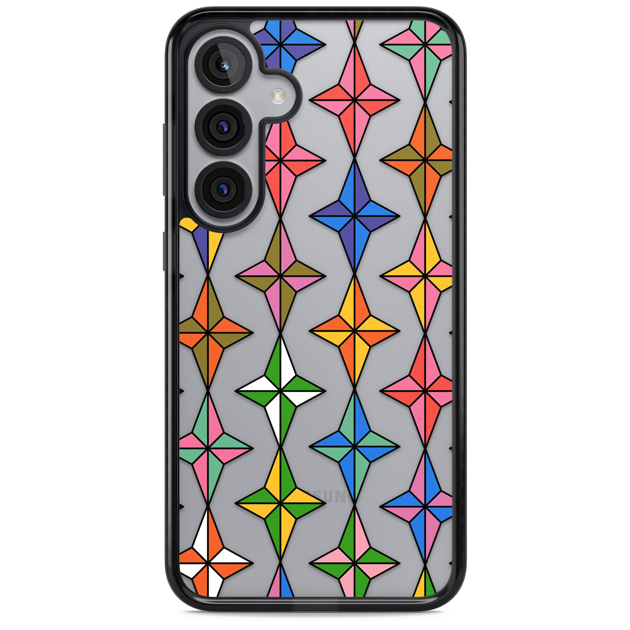 Multi Colour Stars Pattern