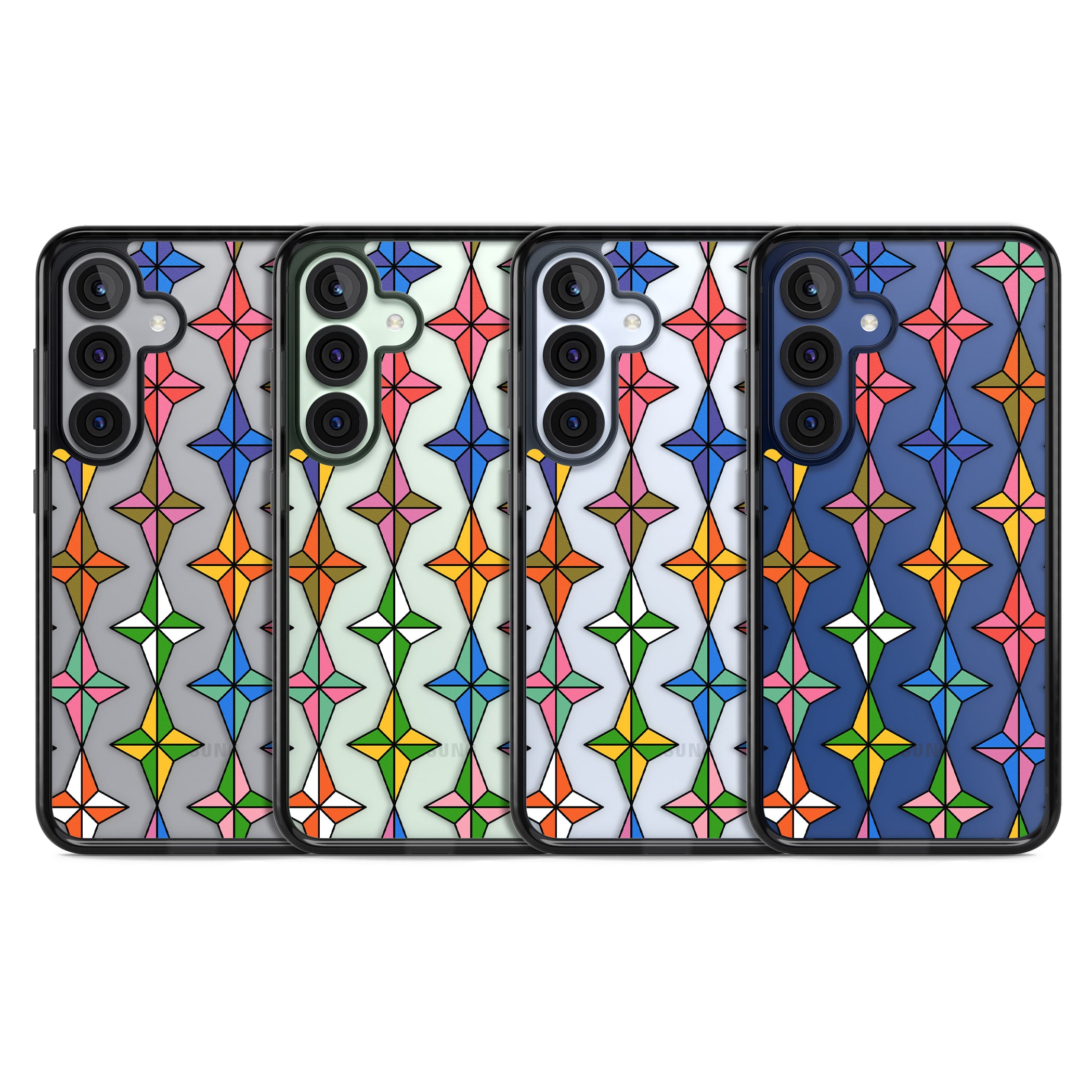 Multi Colour Stars Pattern