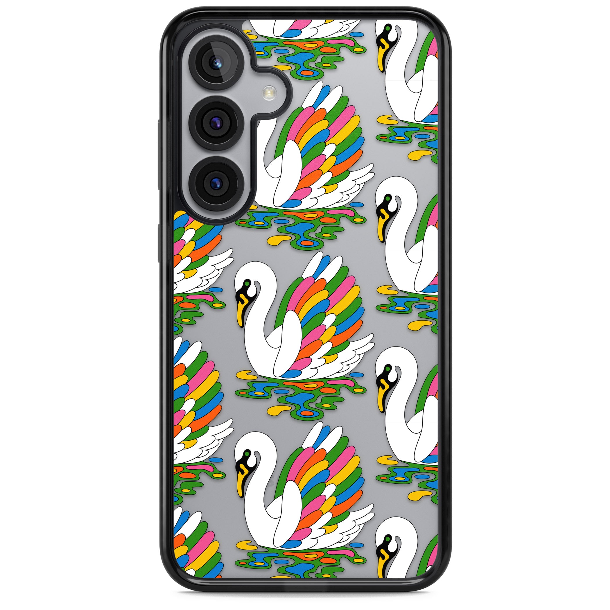 Colourful Swan Pattern