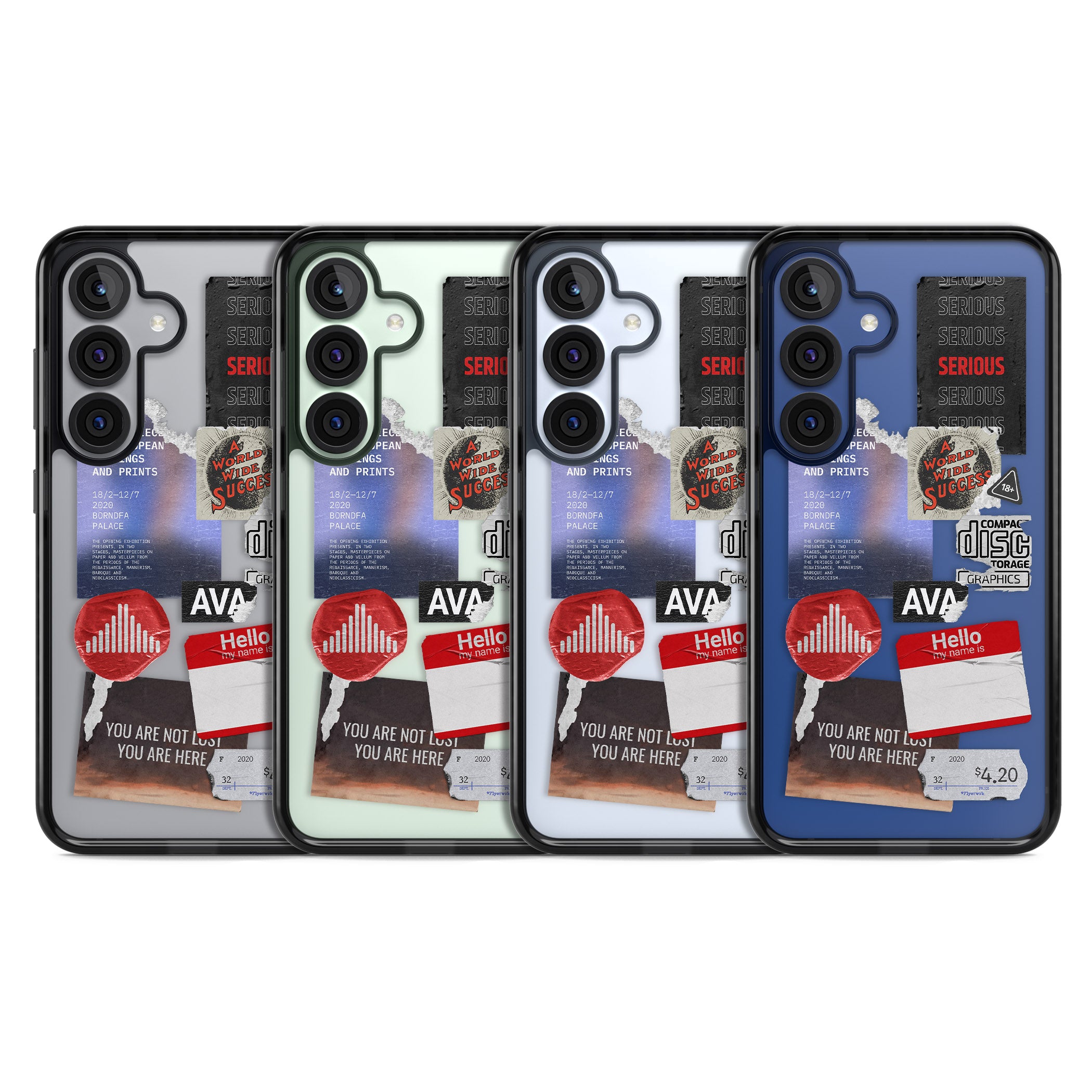 Red & Black Sticker Mix