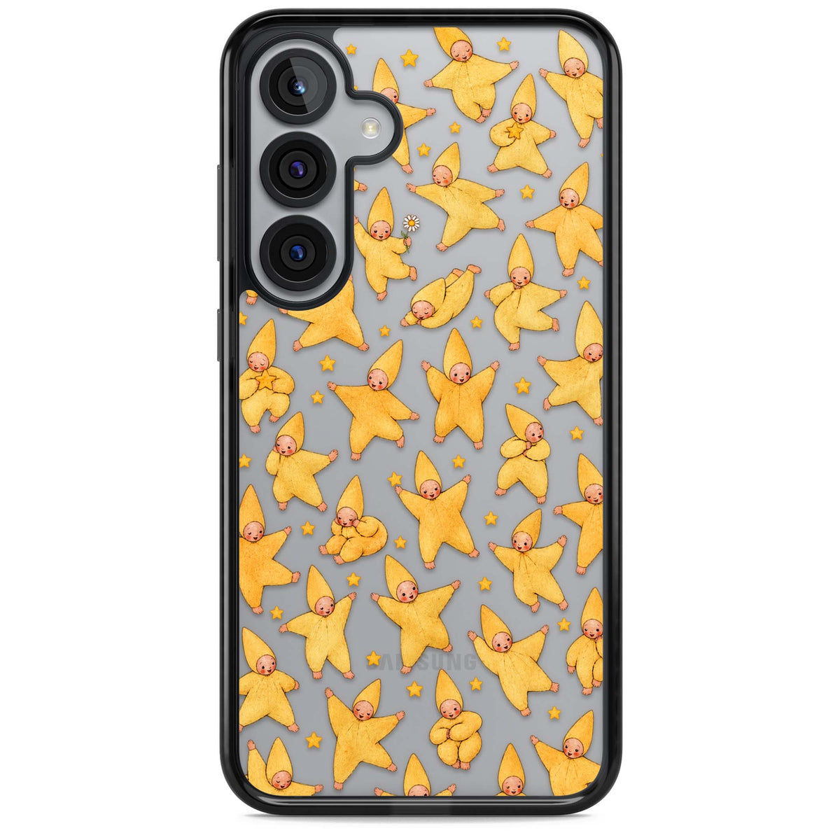 Dancing Star Babies for her iPhone case | Black Impact case for Samsung Galaxy S25, Samsung Galaxy S25 Plus