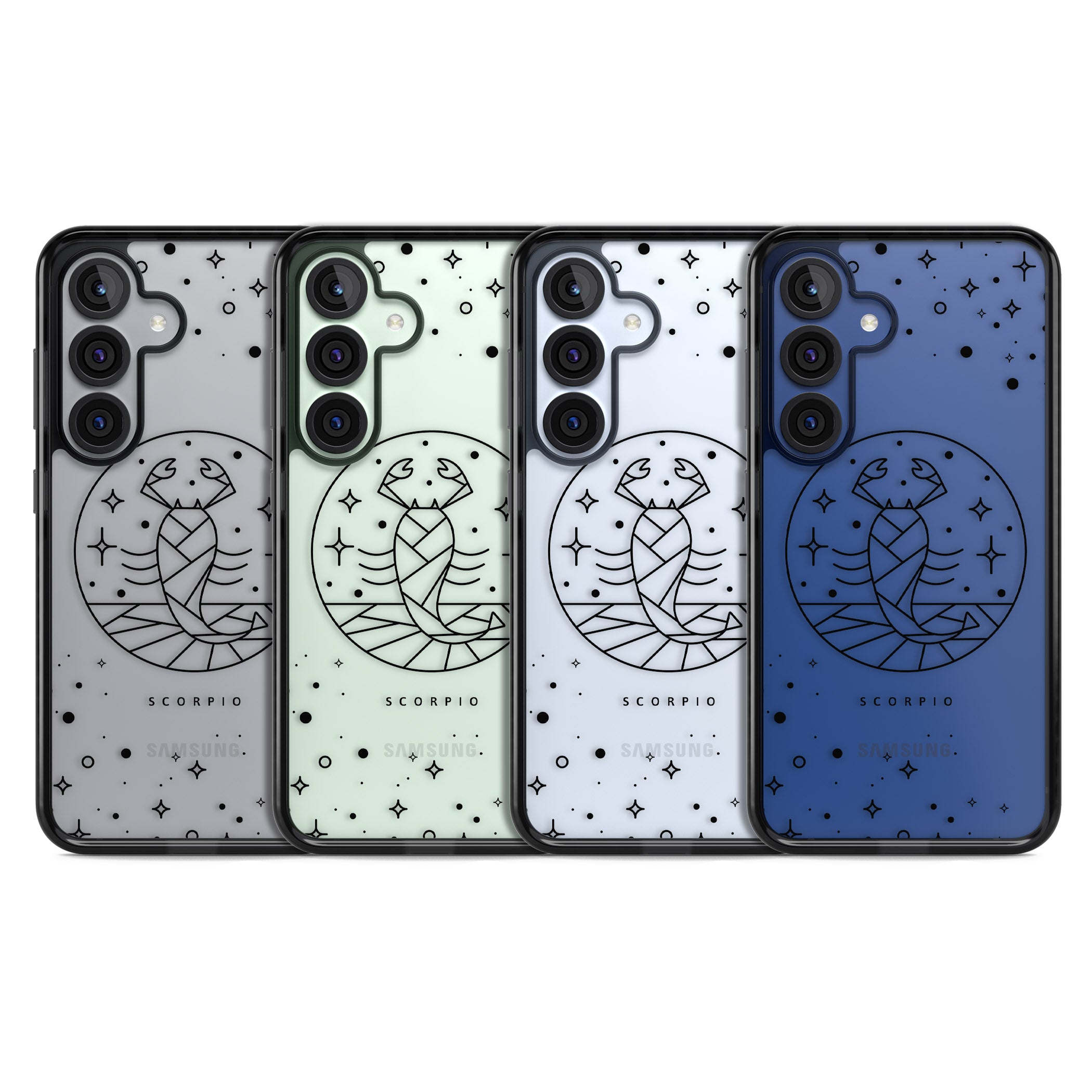 Scorpio Emblem Cosmic Design