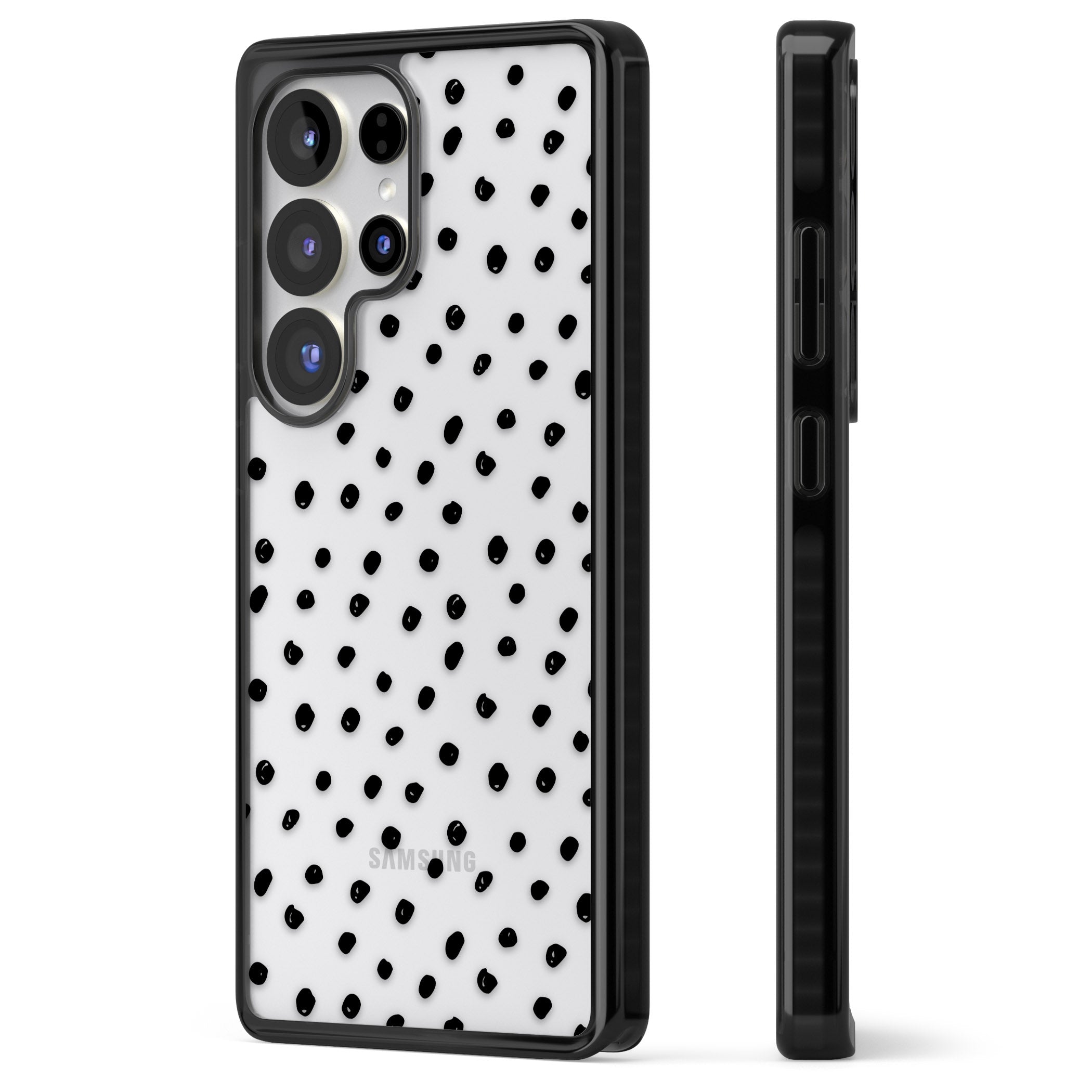 Messy Black Dot Pattern
