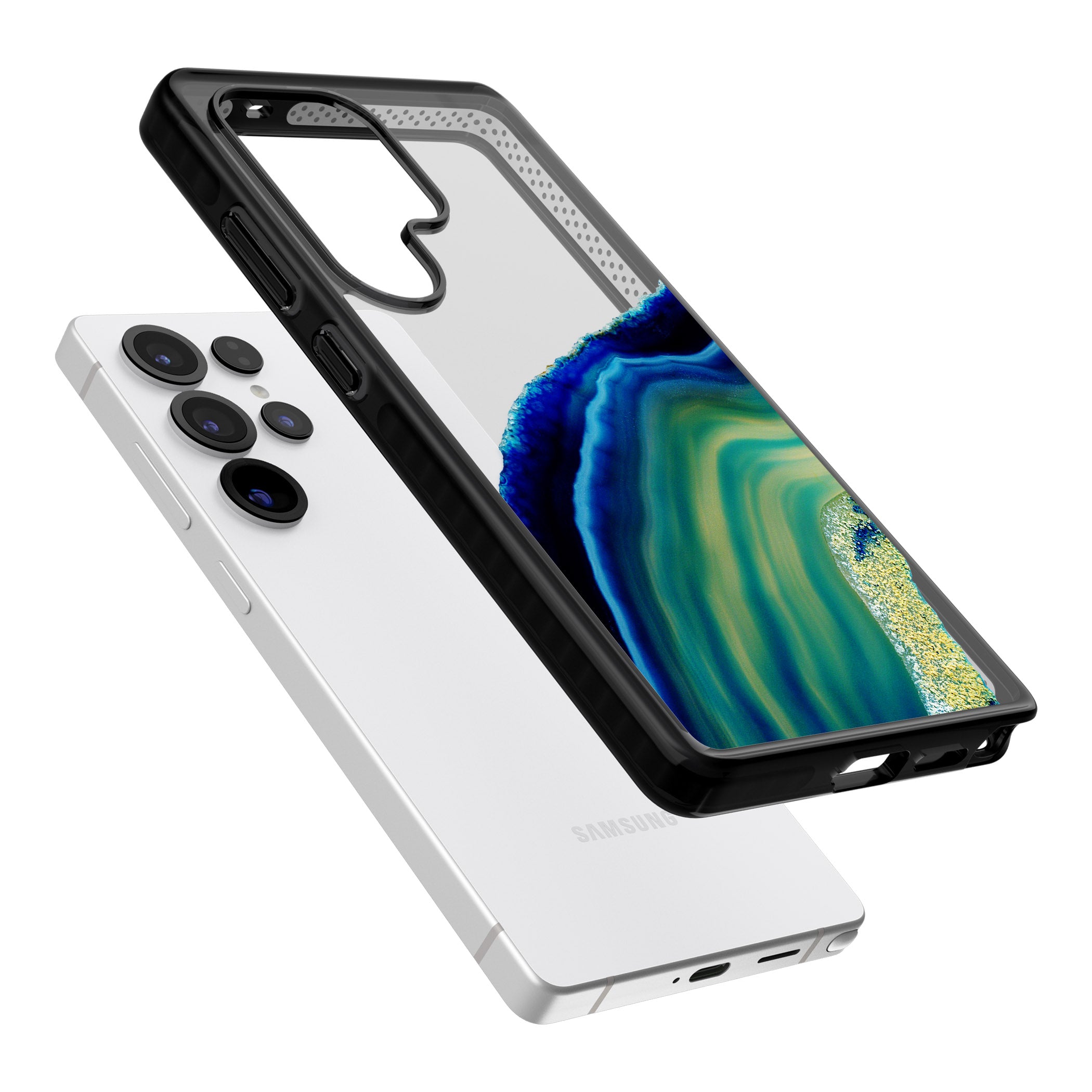 Green & Blue Emerald Geode