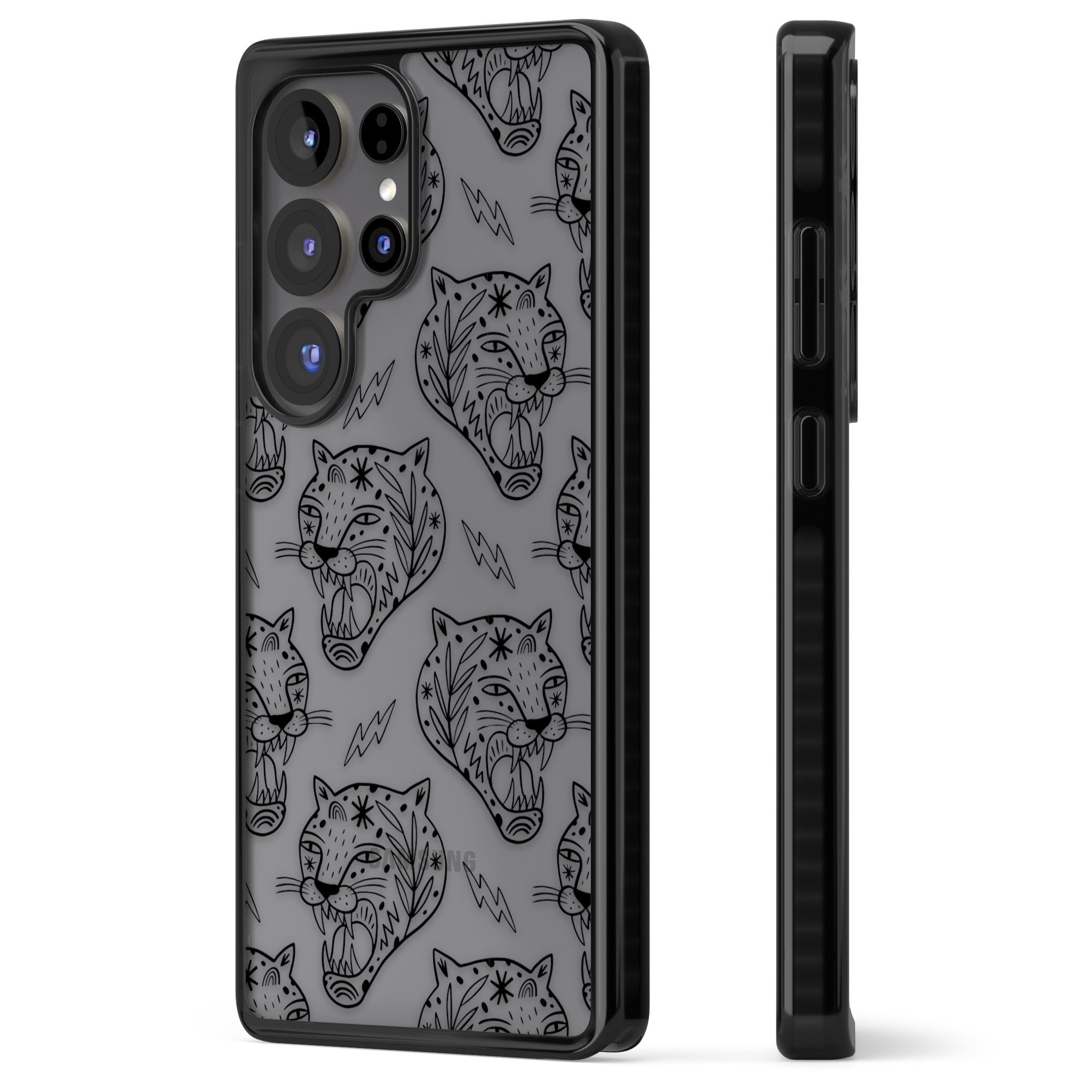 Black Tiger Roar Pattern