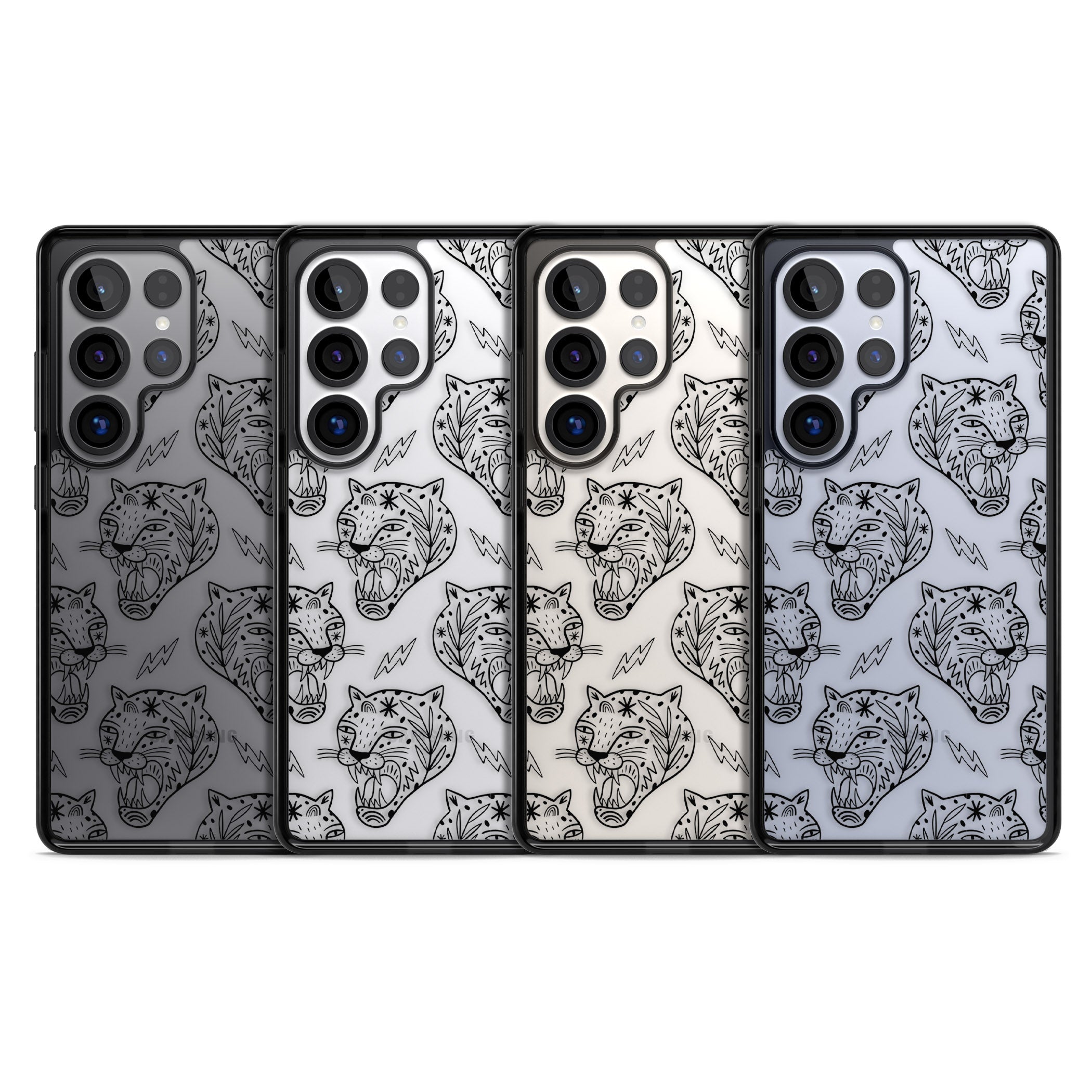 Black Tiger Roar Pattern