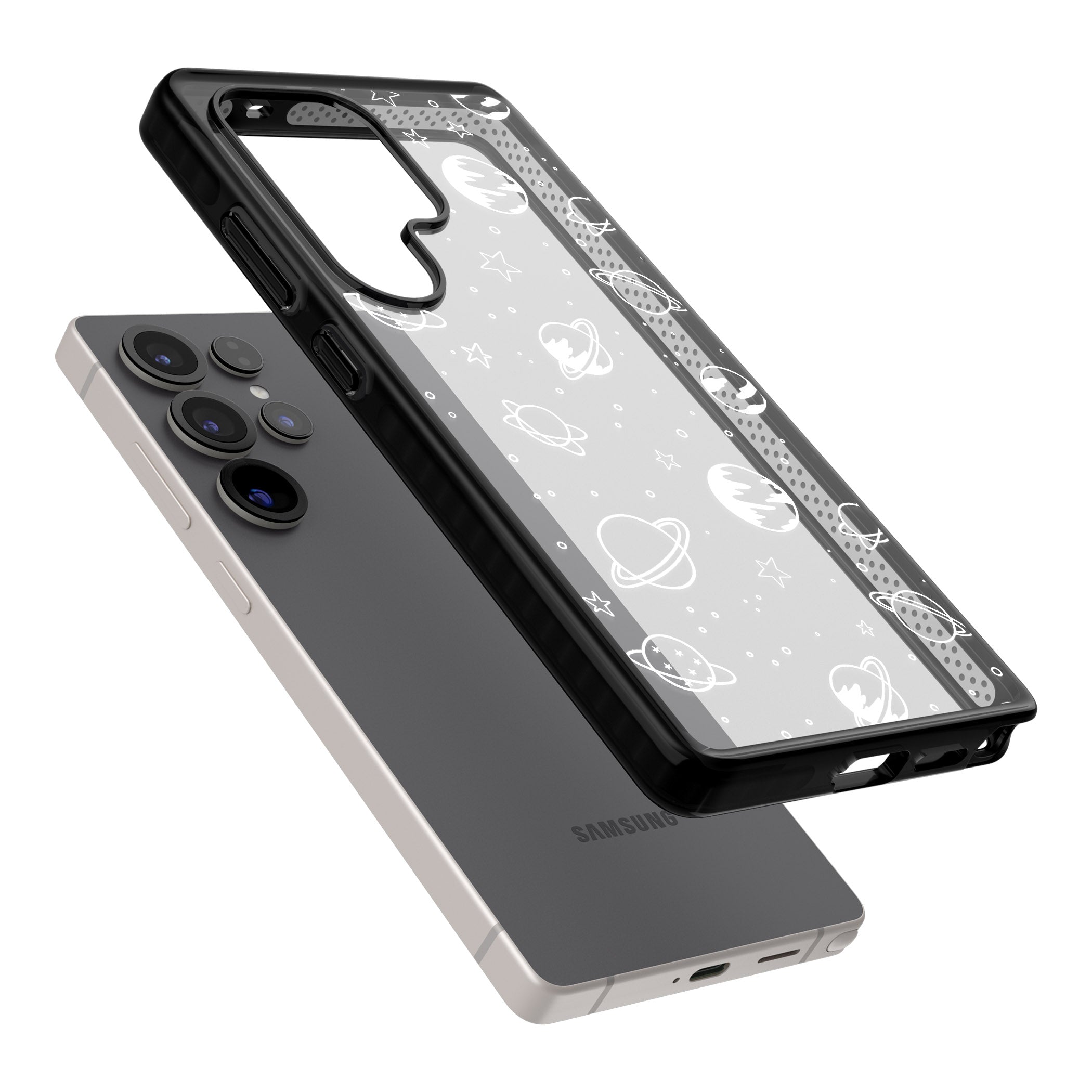 Cosmic Sketch White Clear