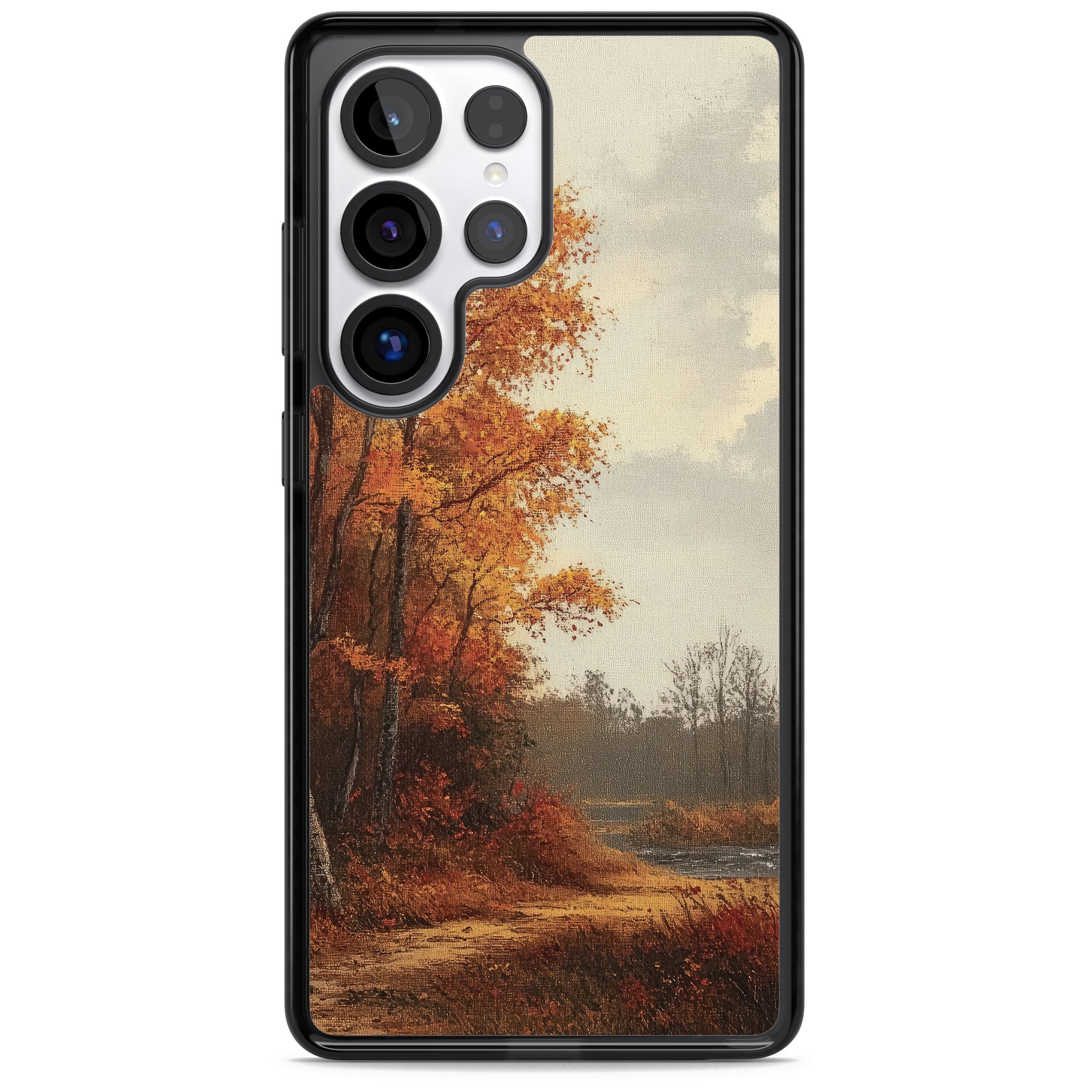 Vintage Autumn Oil Painting