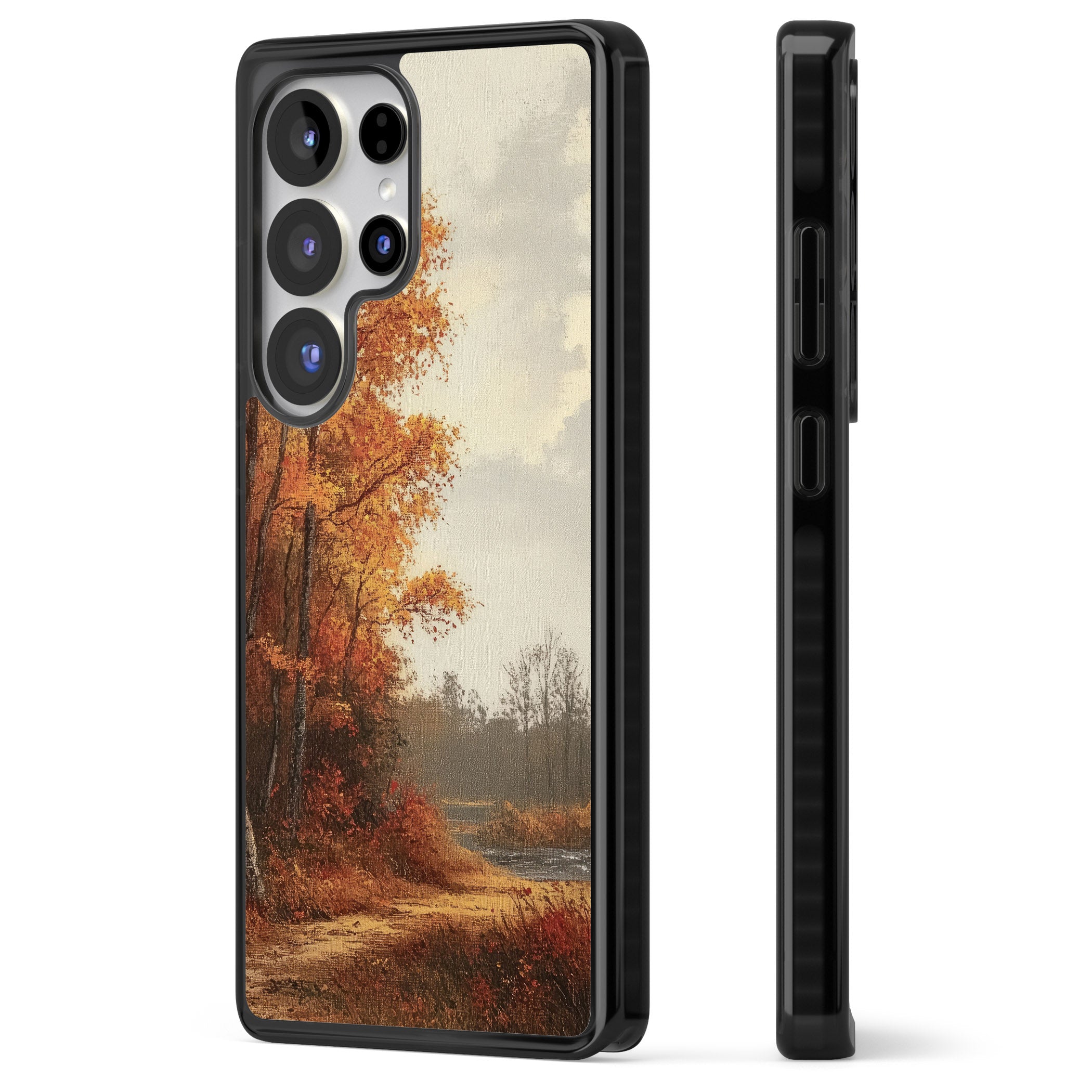 Vintage Autumn Oil Painting