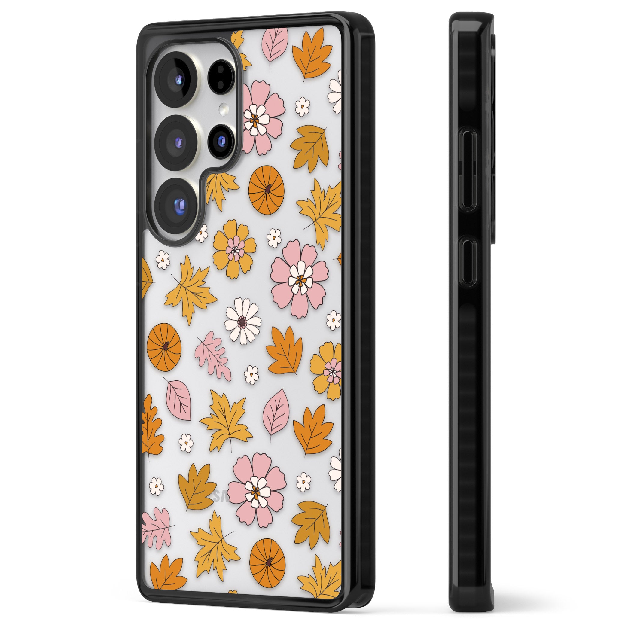 Autumn Leaves And Flowers