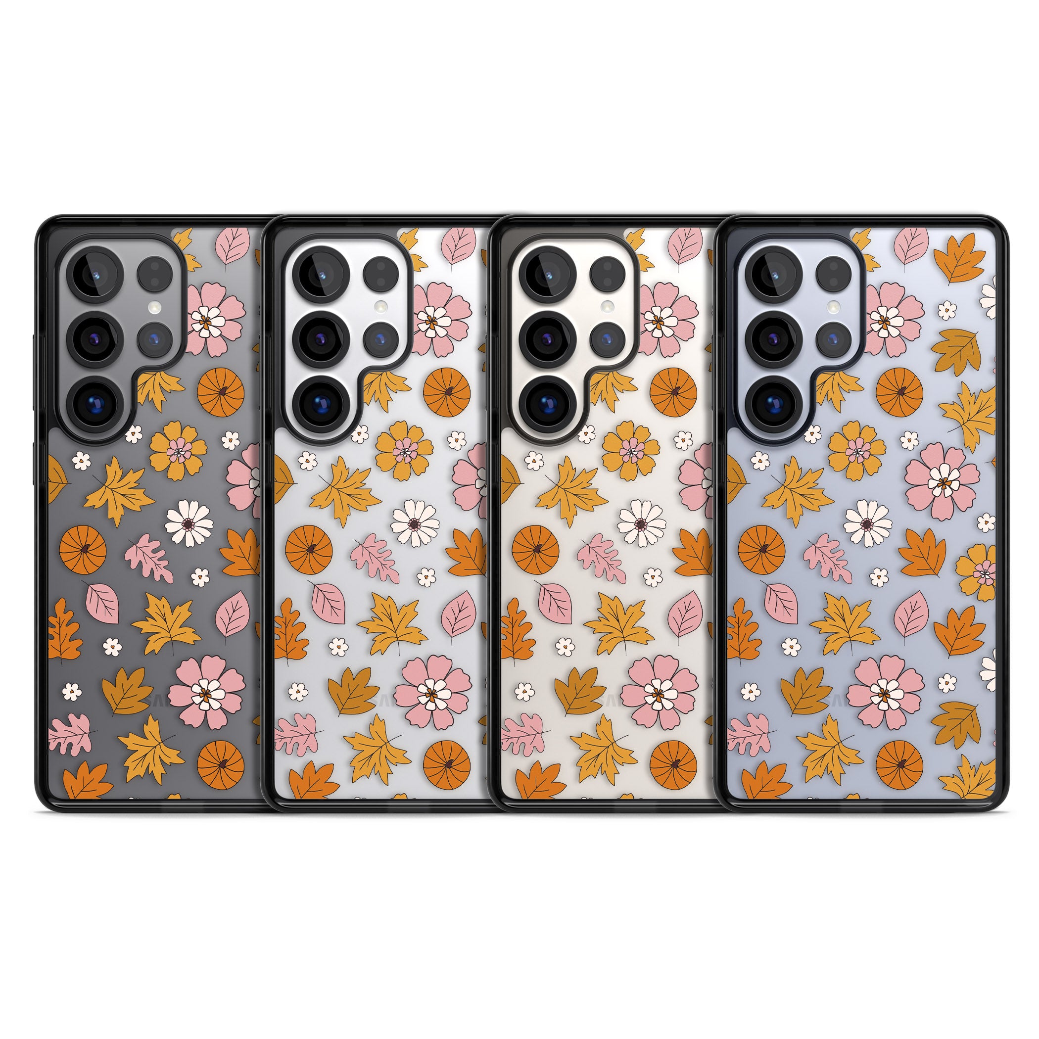 Autumn Leaves And Flowers