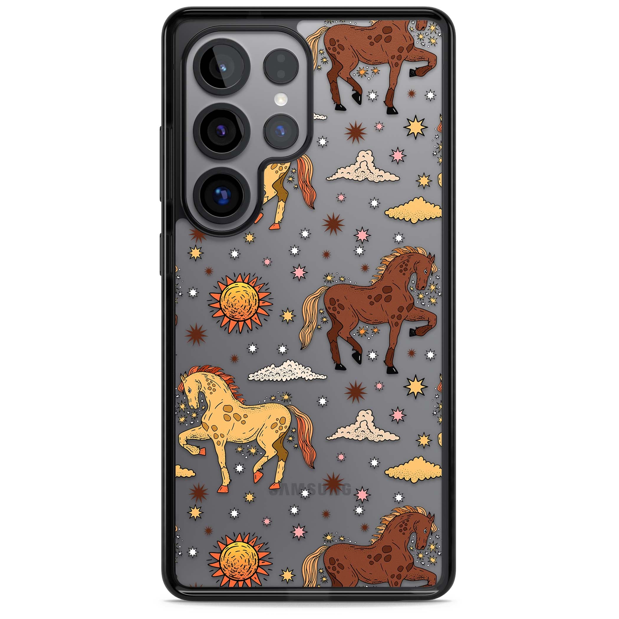 Boho Celestial Wild Horses