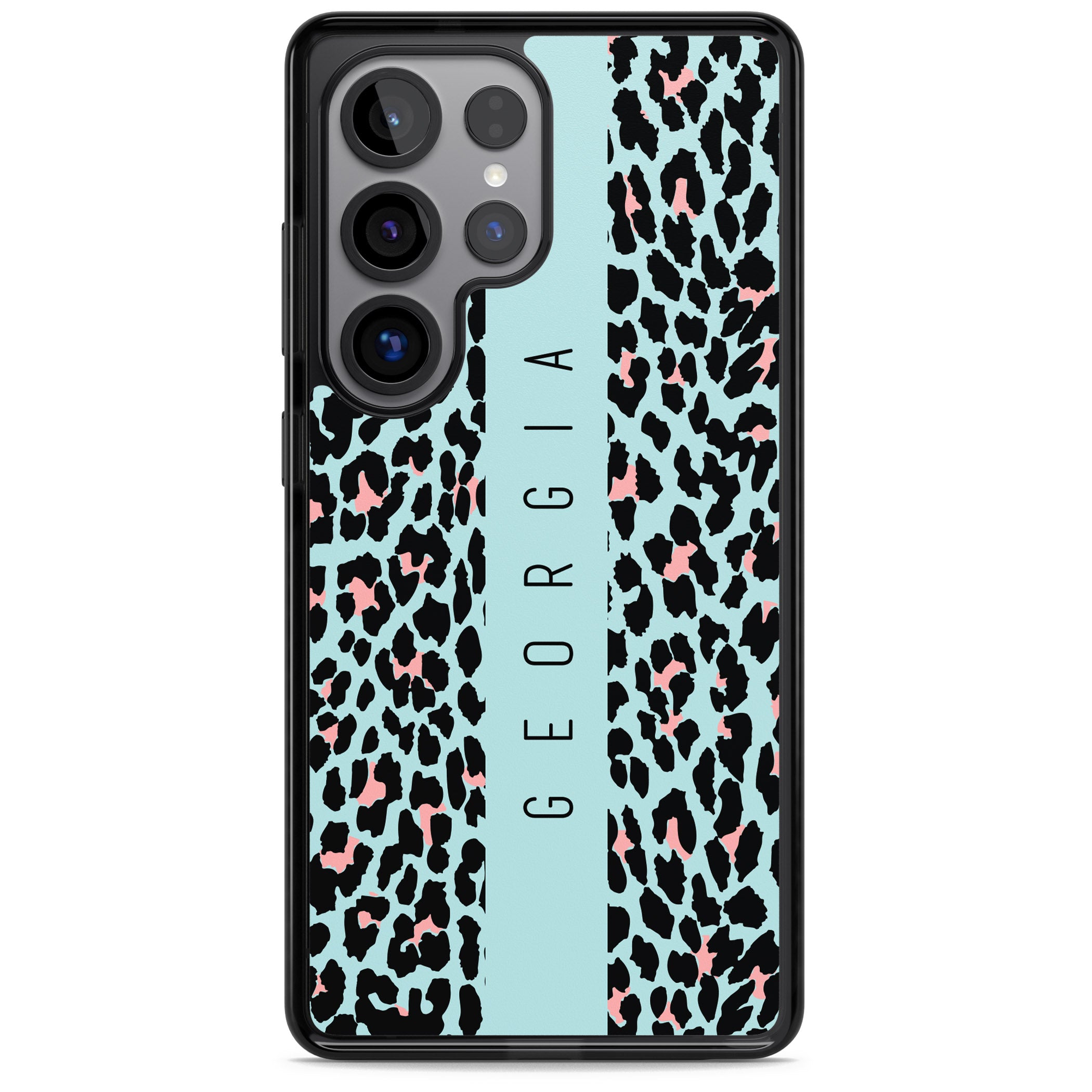 Personalised Blue Leopard