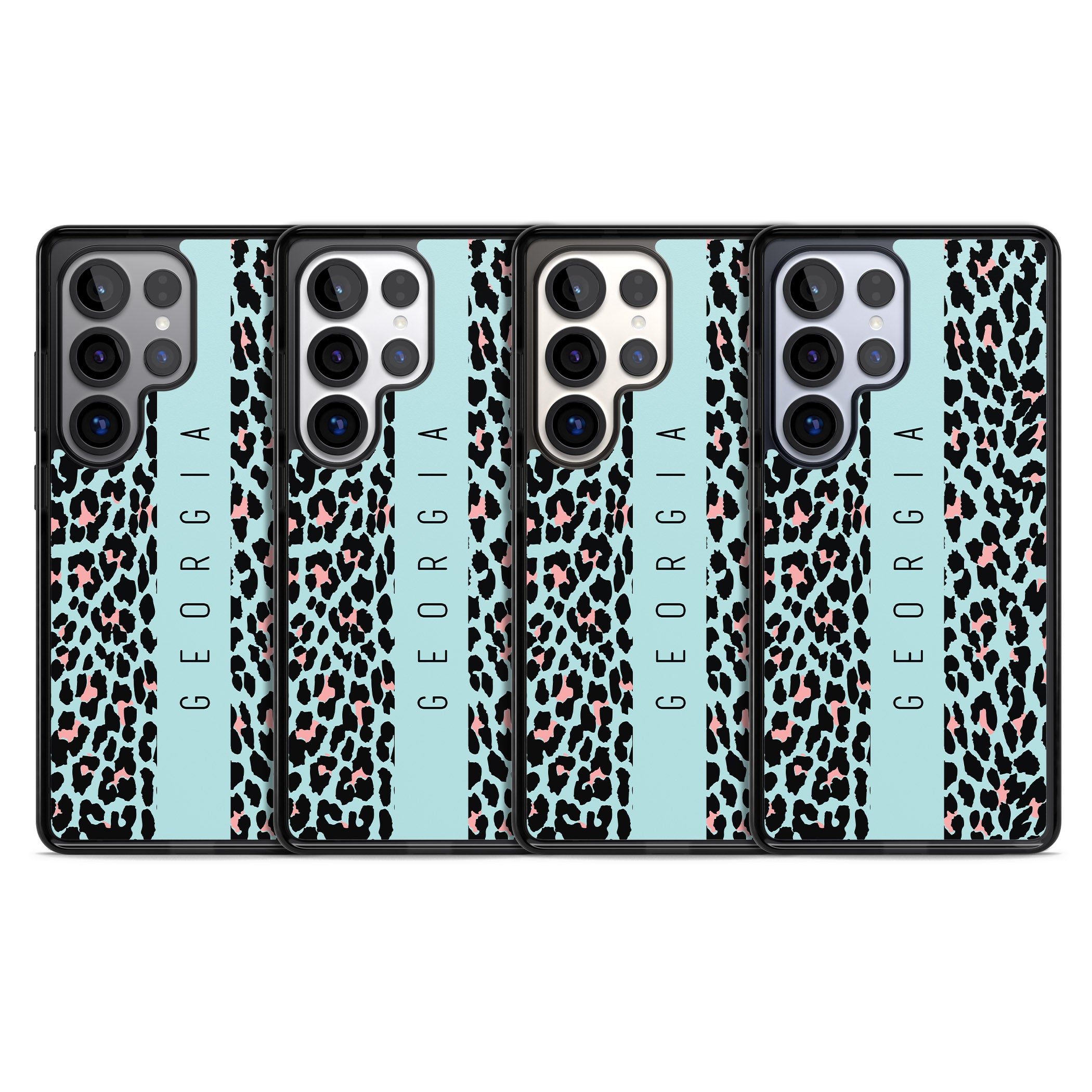 Personalised Blue Leopard
