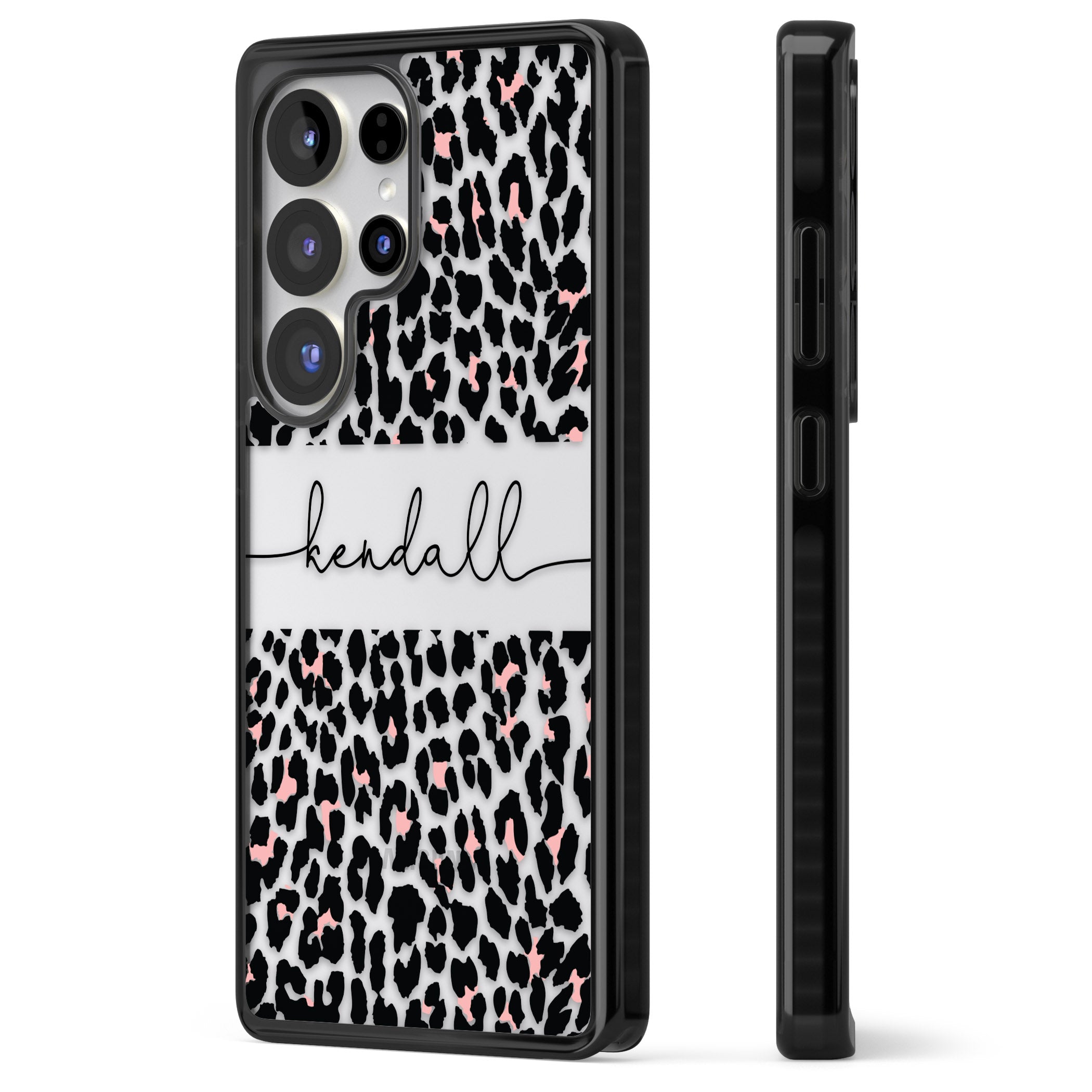 Personalised Cursive Leopard Spots