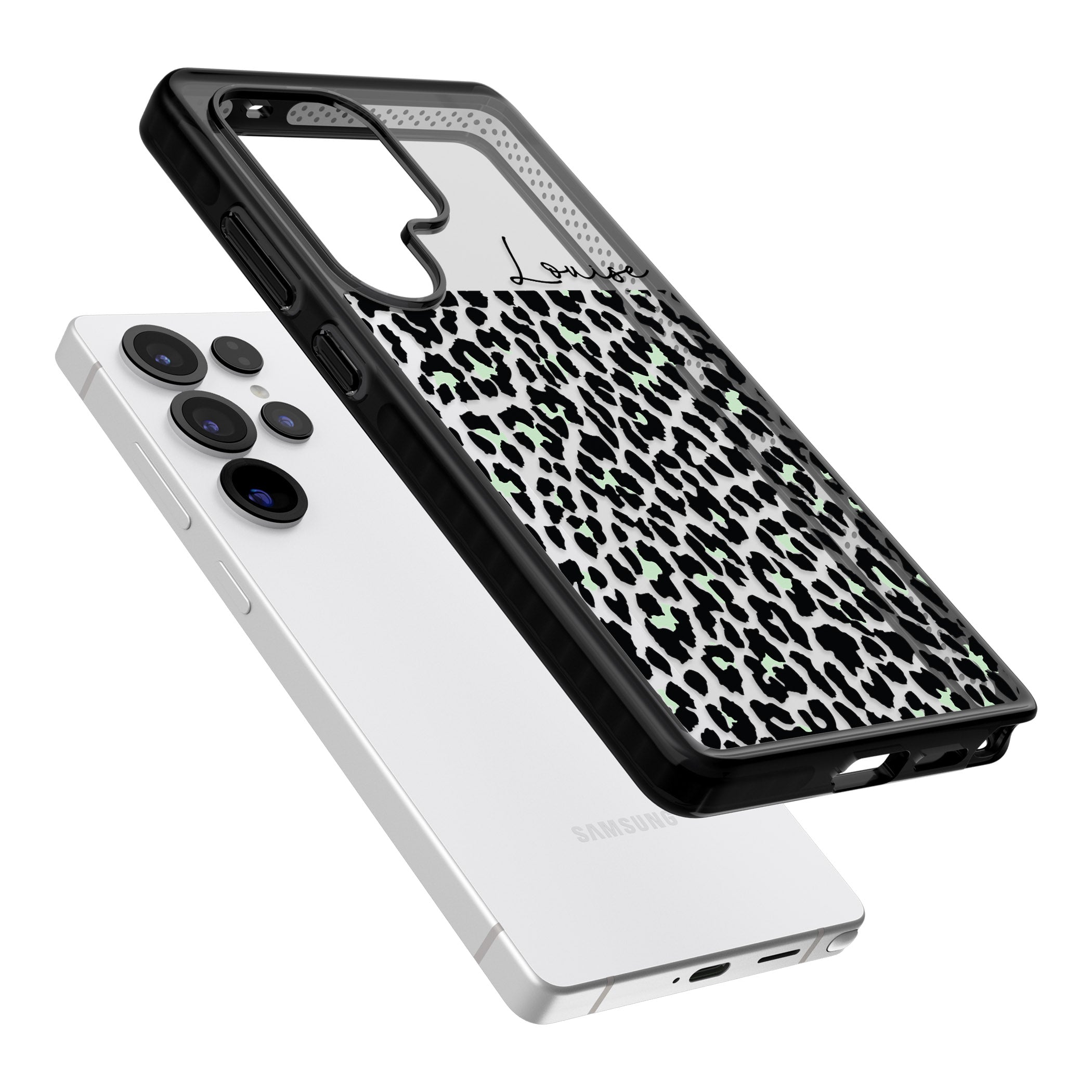 Personalised Seafoam Leopard