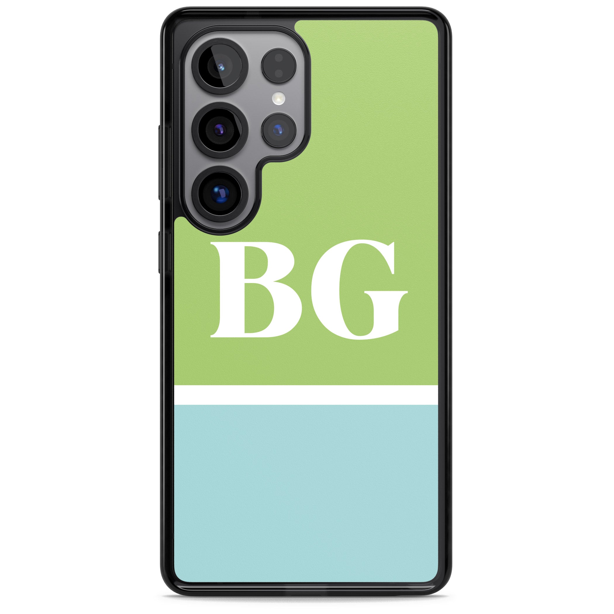 Personalised Colorblock: Green & Turquoise