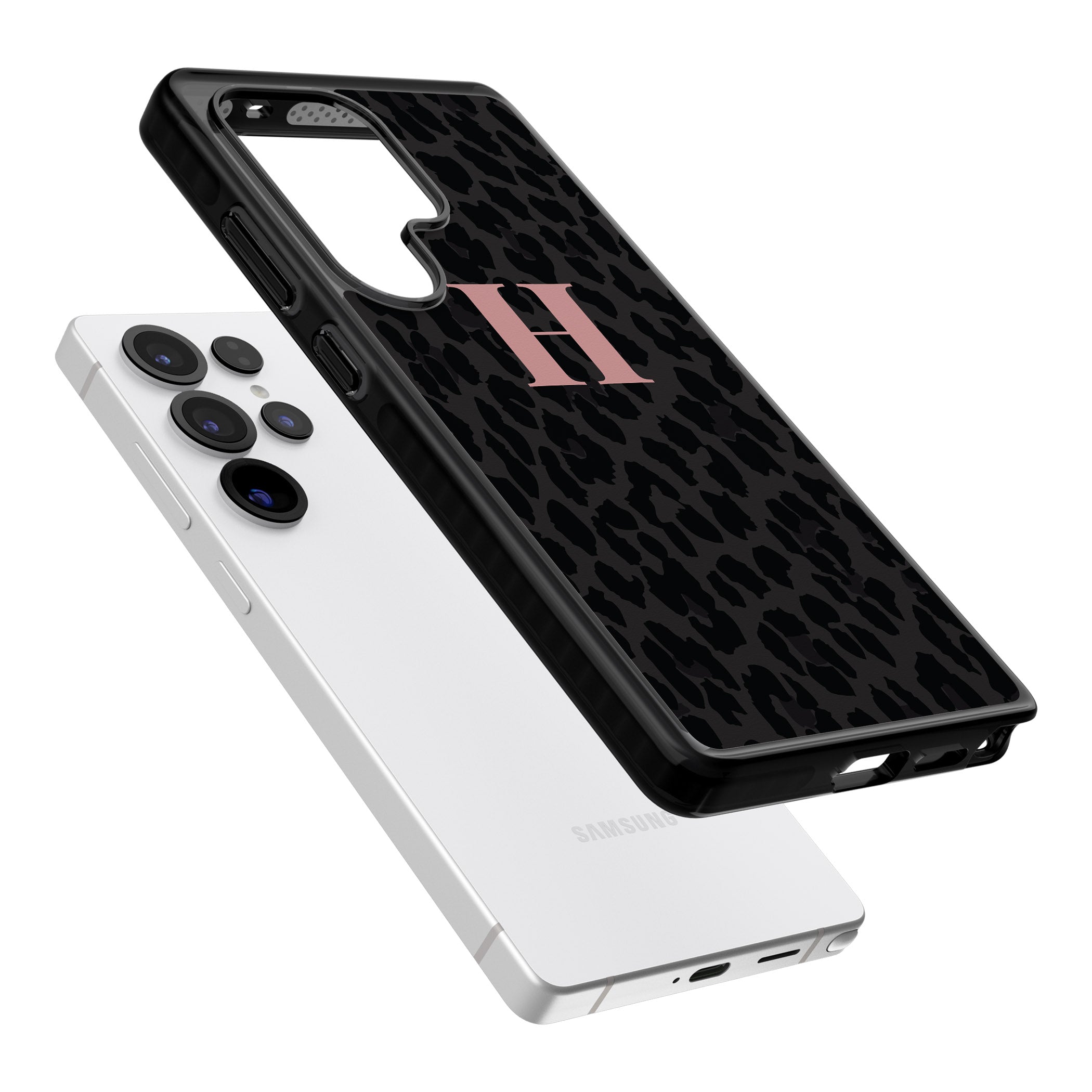 Personalised Pink Leopard Monogram