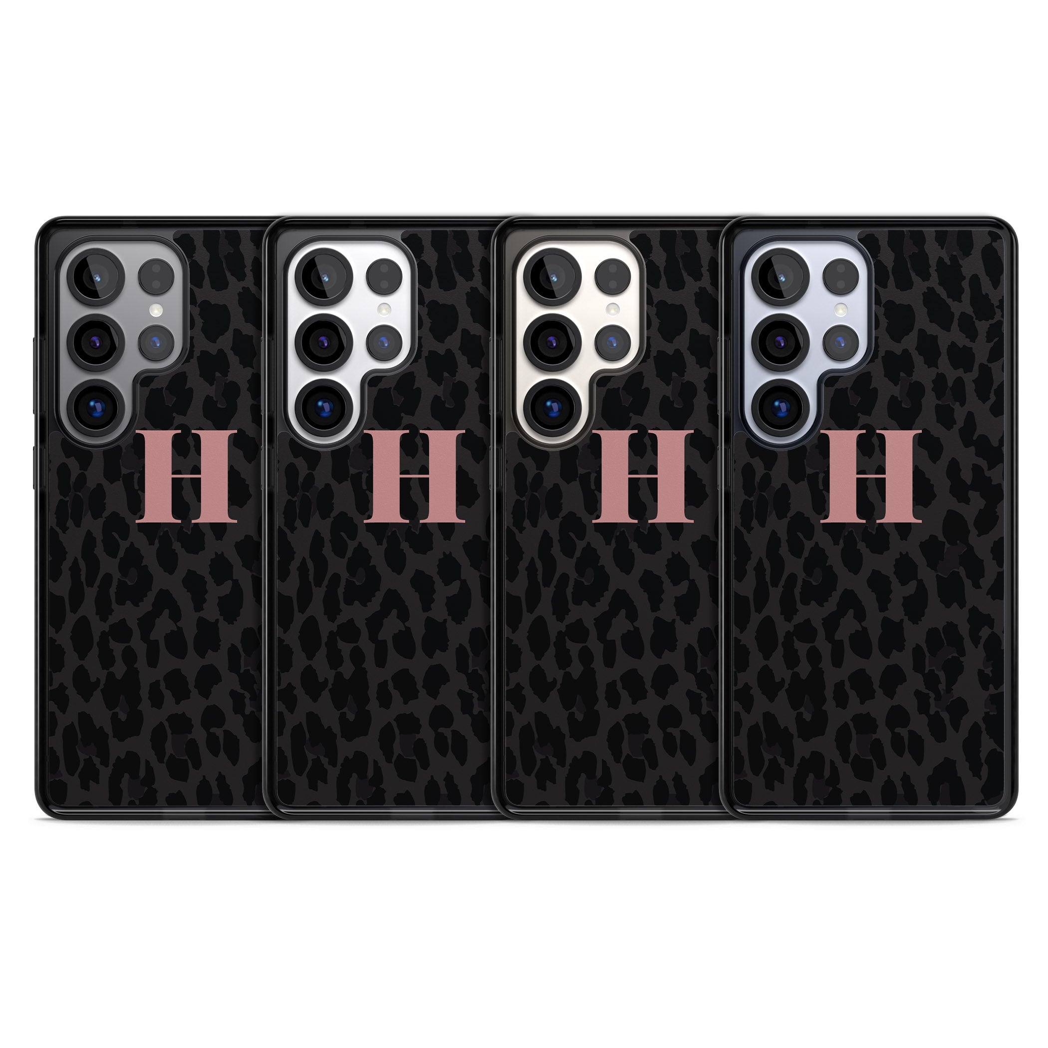 Personalised Pink Leopard Monogram