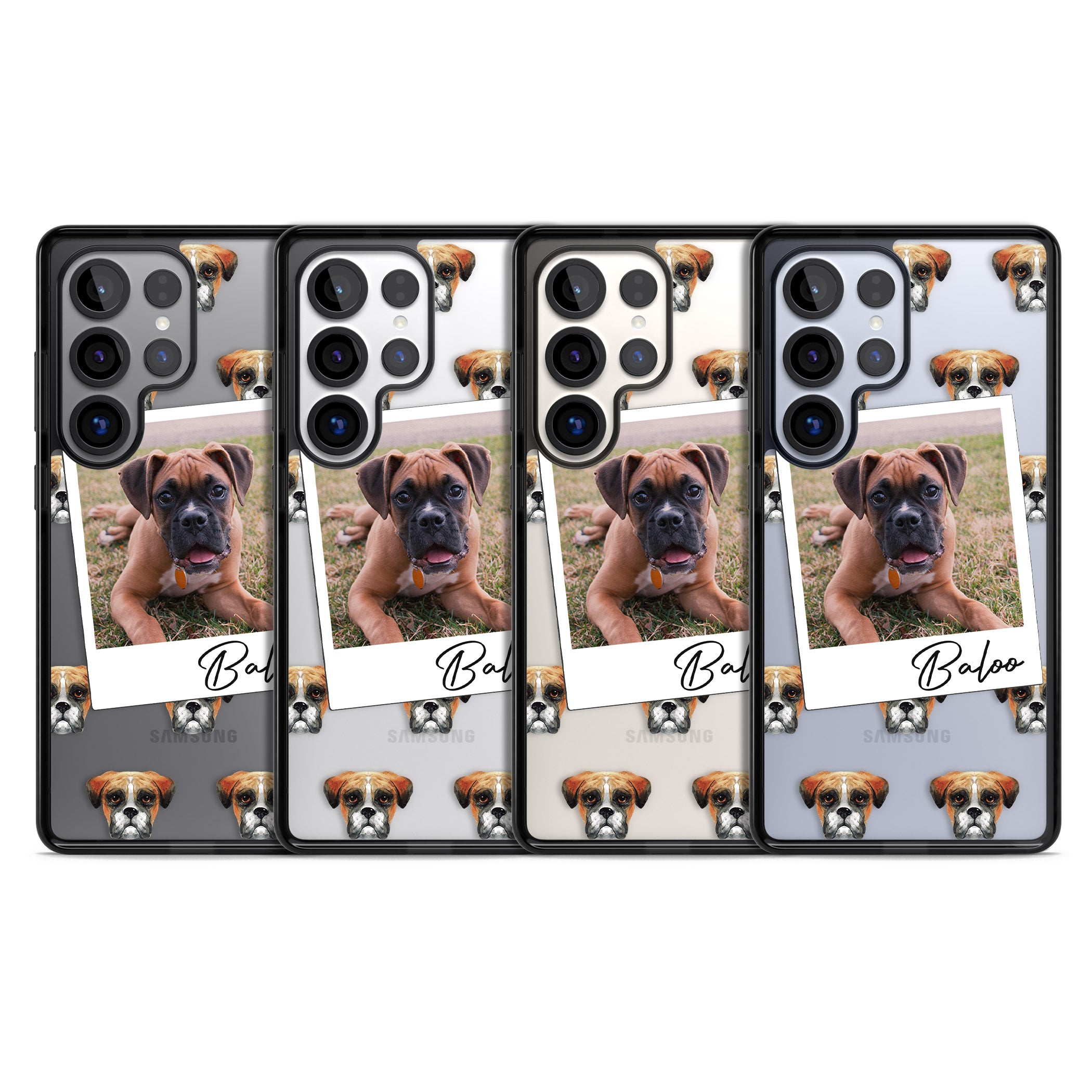 Personalised Boxer Instant Camera Photo