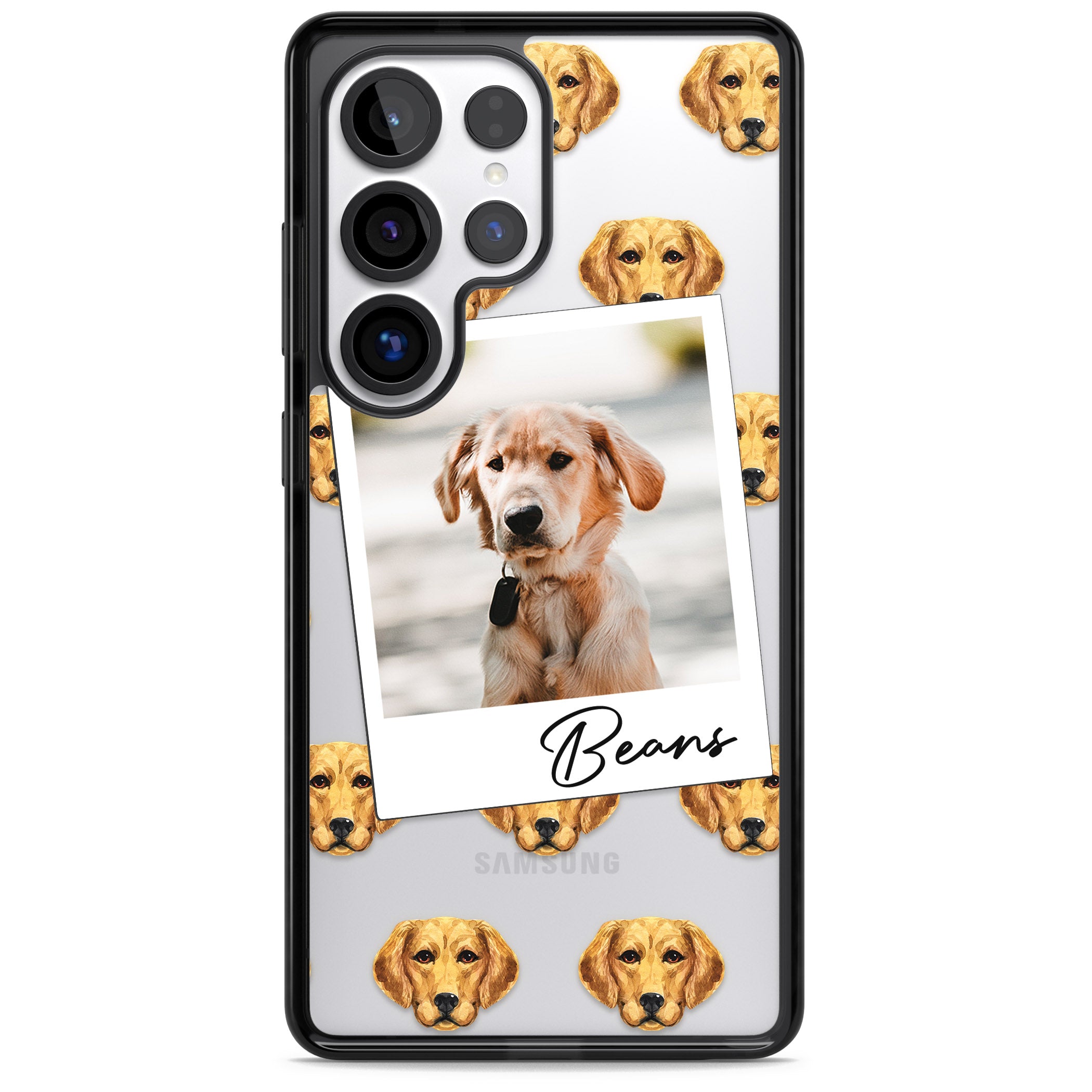 Personalised Labrador Instant Camera Photo