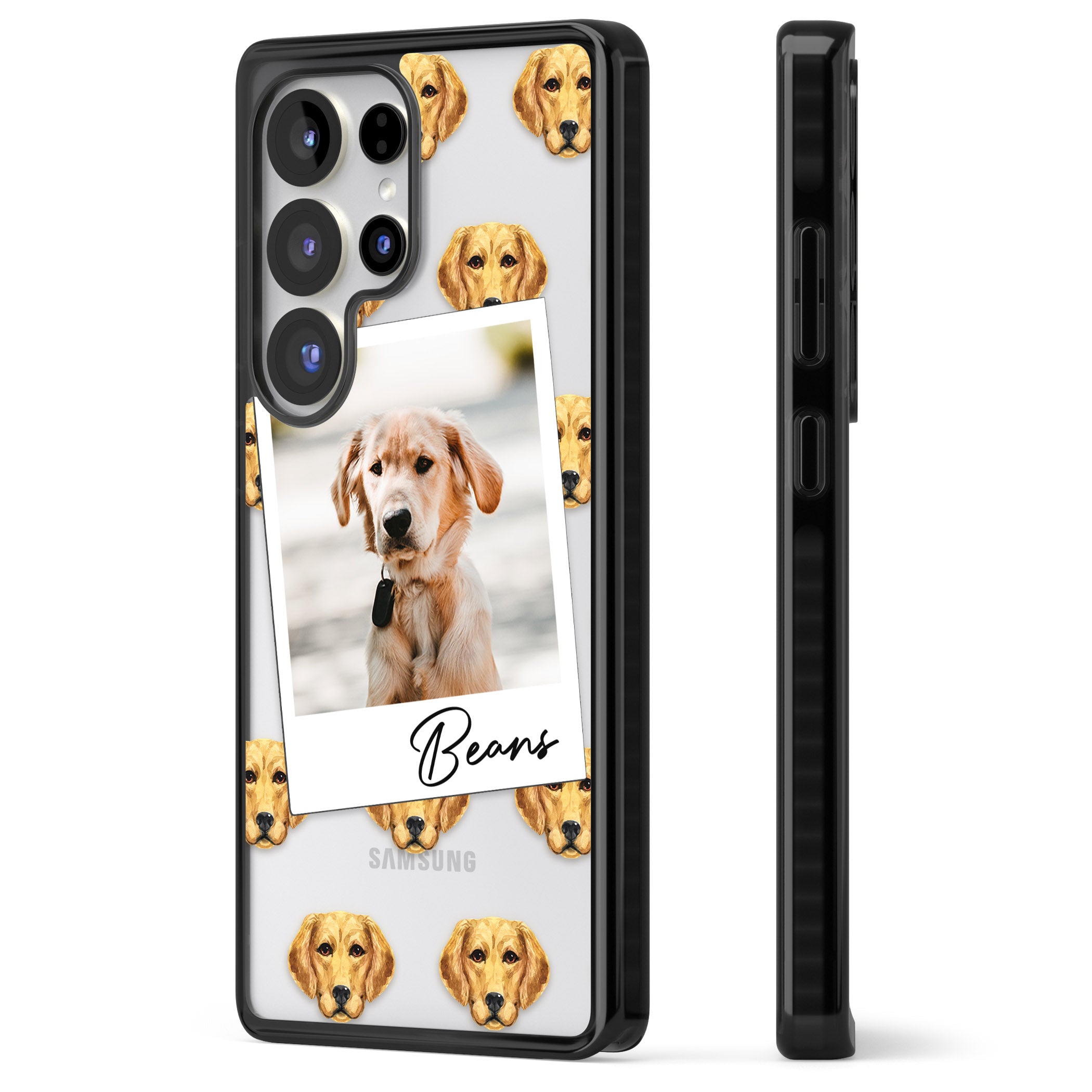 Personalised Labrador Instant Camera Photo