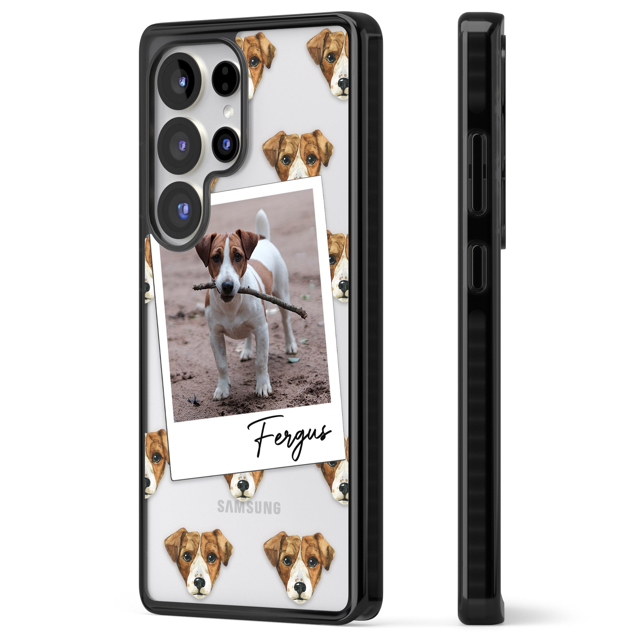 Personalised Jack Russell Instant Camera Photo