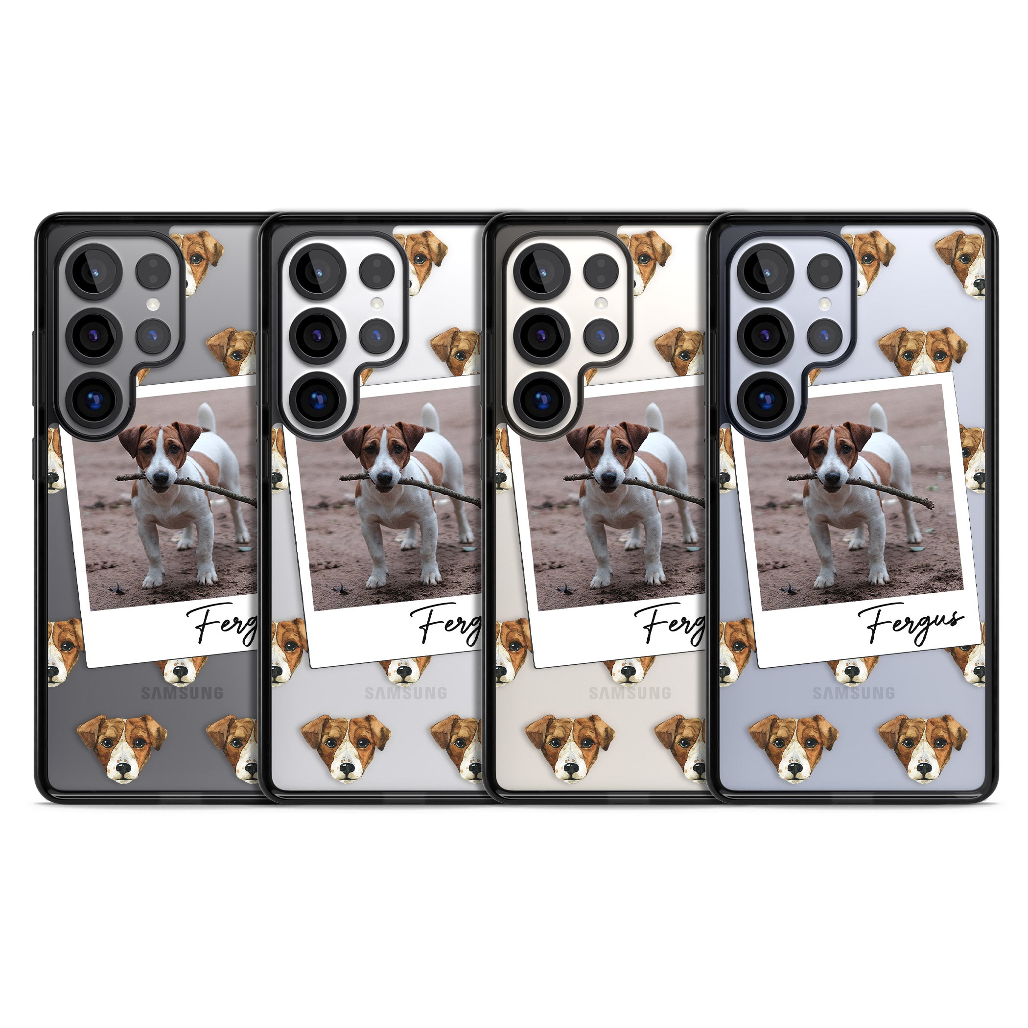 Personalised Jack Russell Instant Camera Photo