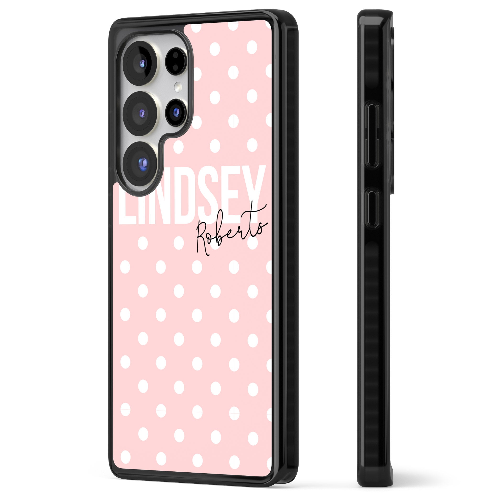 Personalised Pink Polka