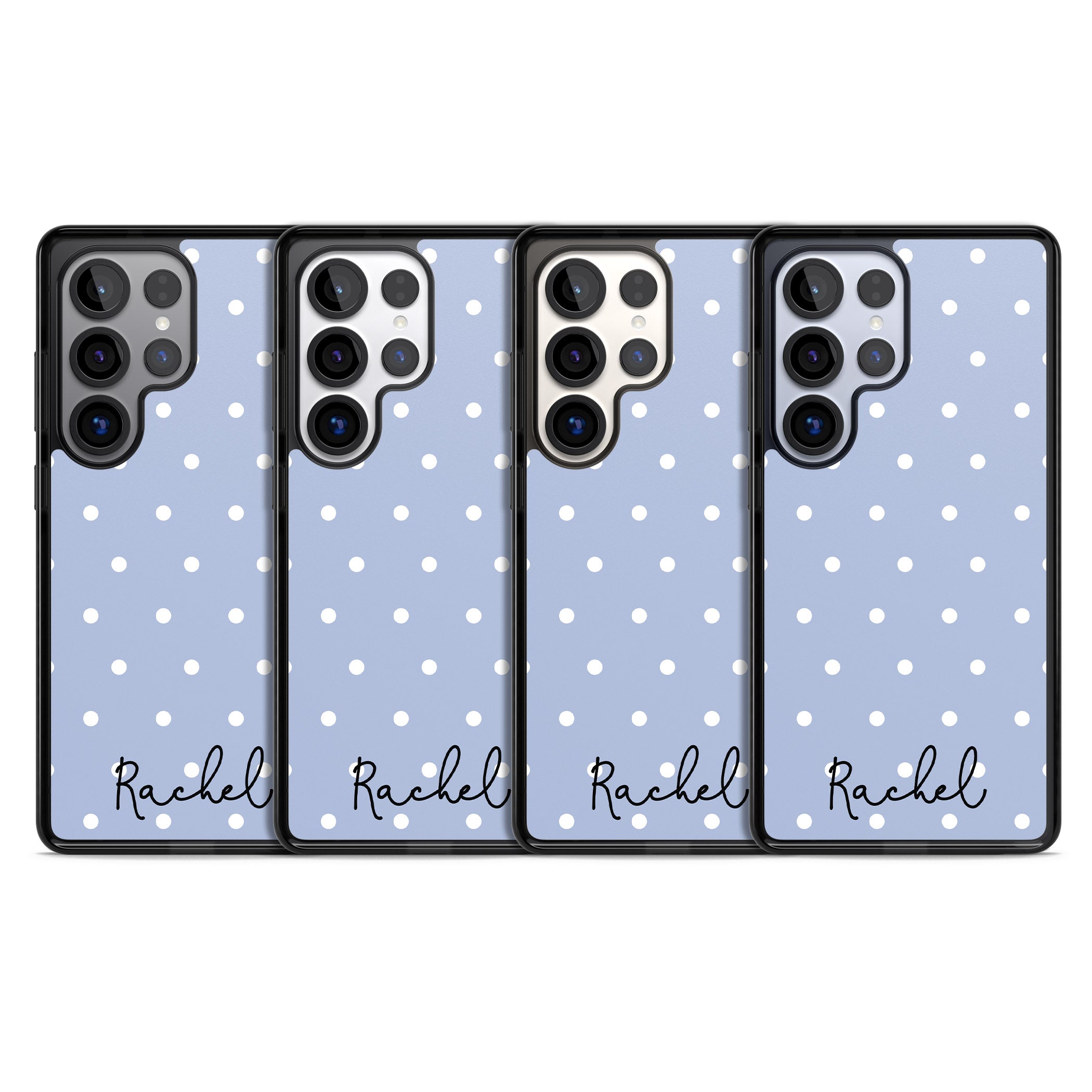 Personalised Simple Light Blue Dots