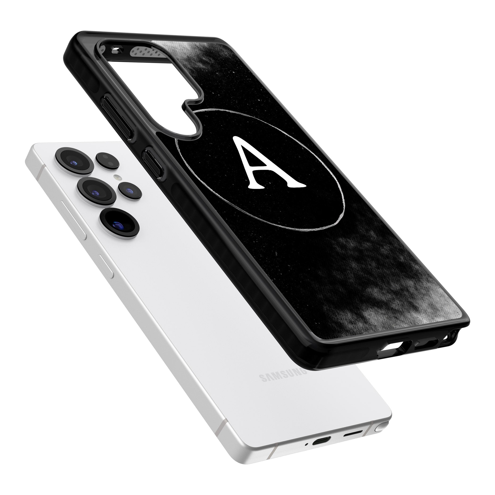 Personalised Monochrome Cosmic Monogram