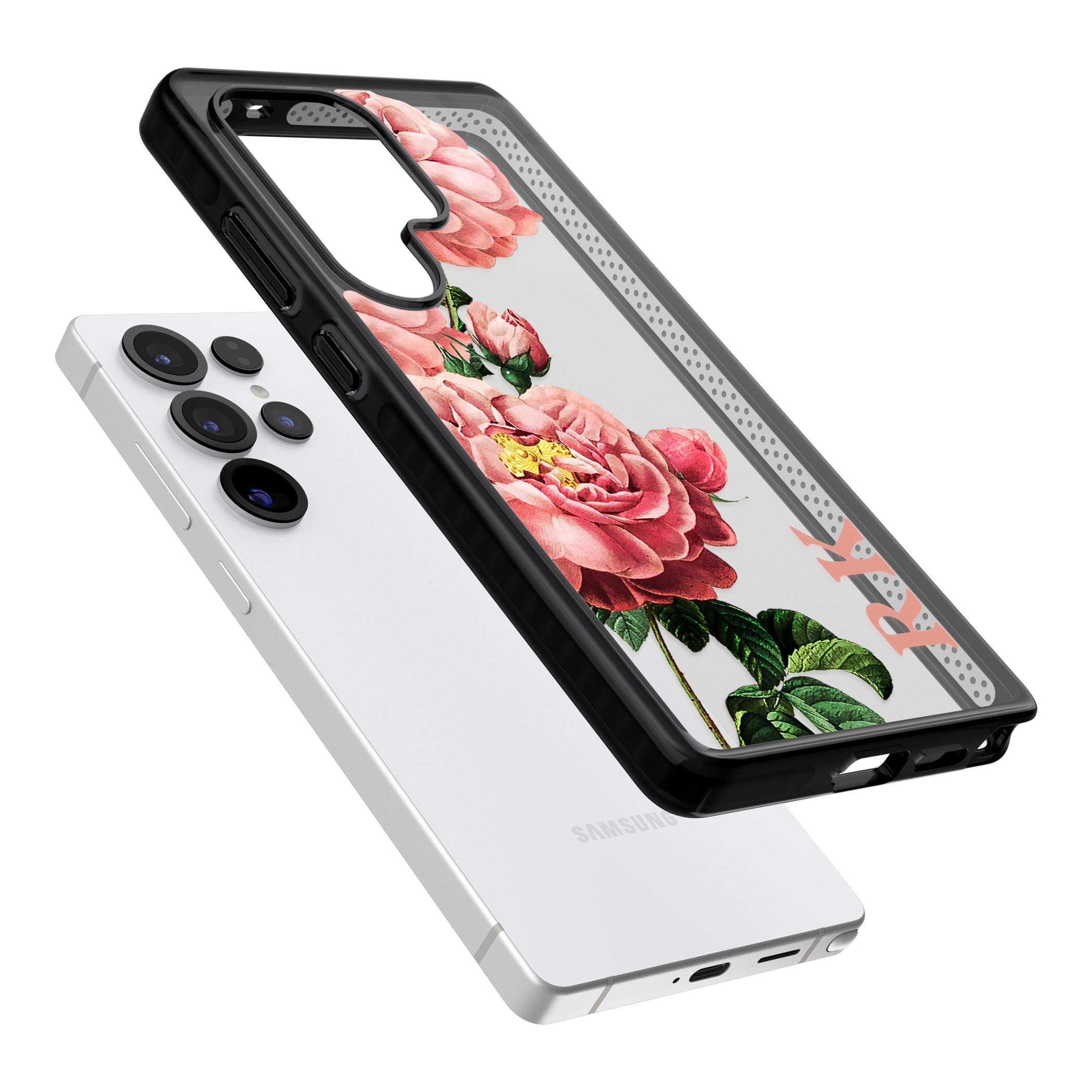 Personalised Vintage Floral Peonies