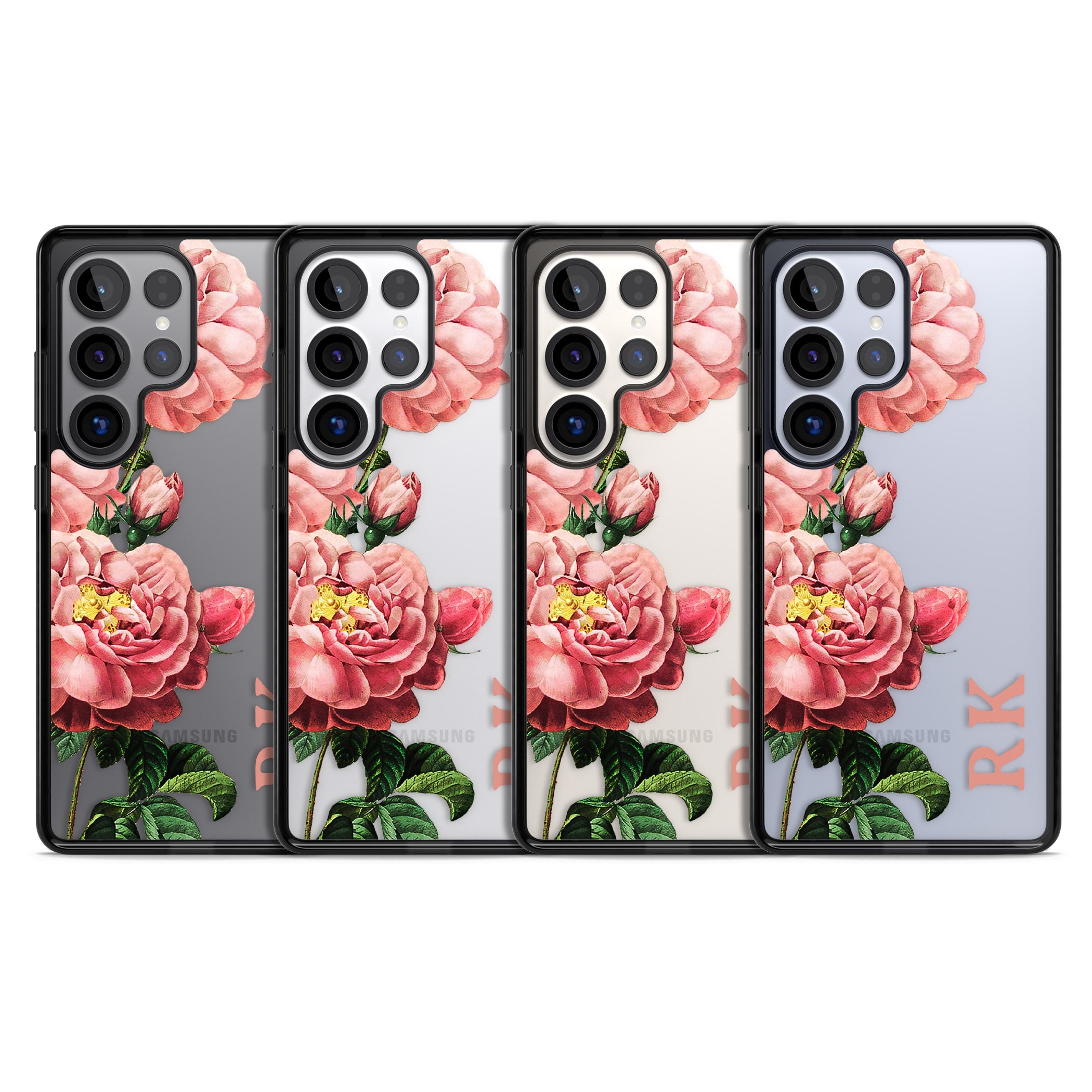 Personalised Vintage Floral Peonies