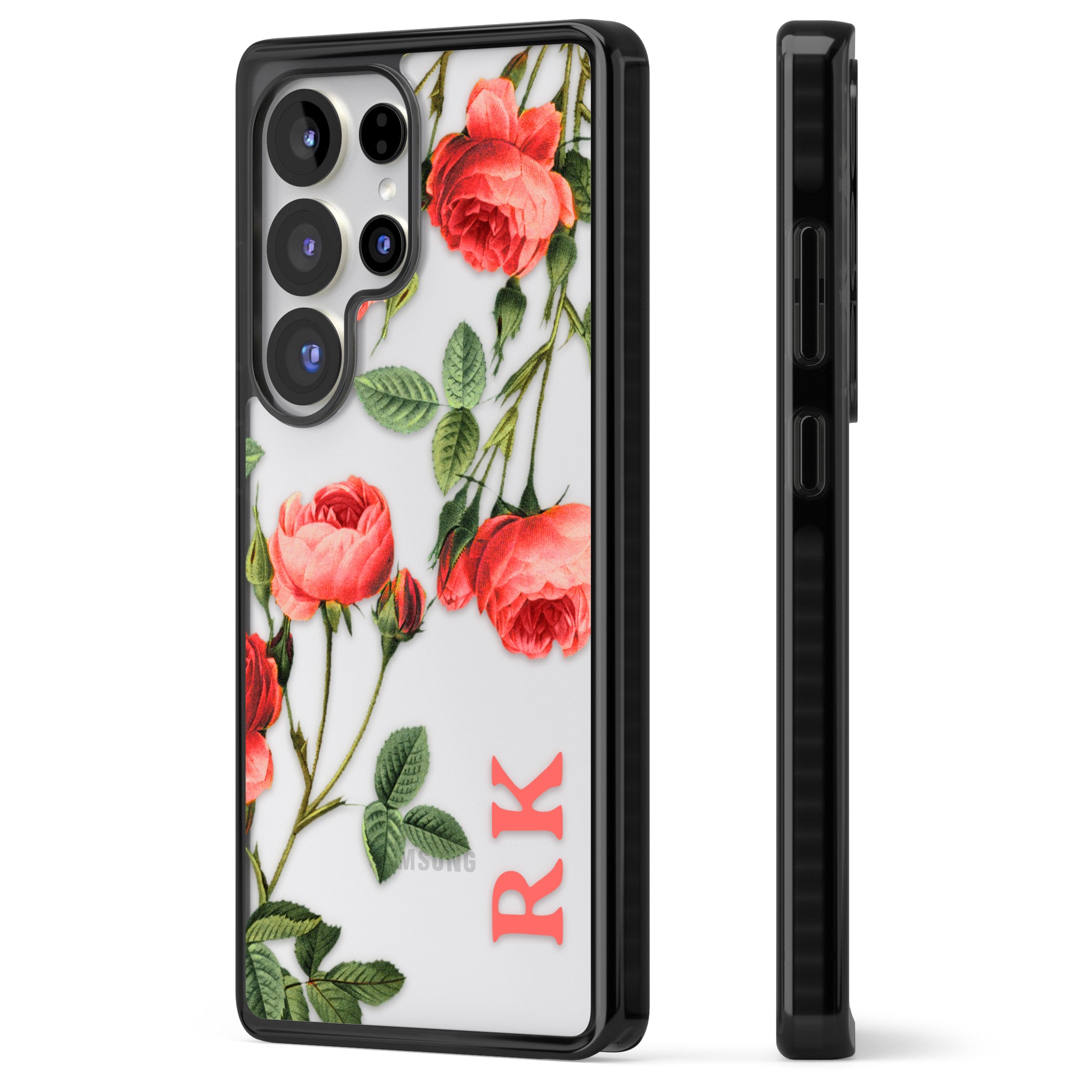 Personalised Vintage Floral Rose