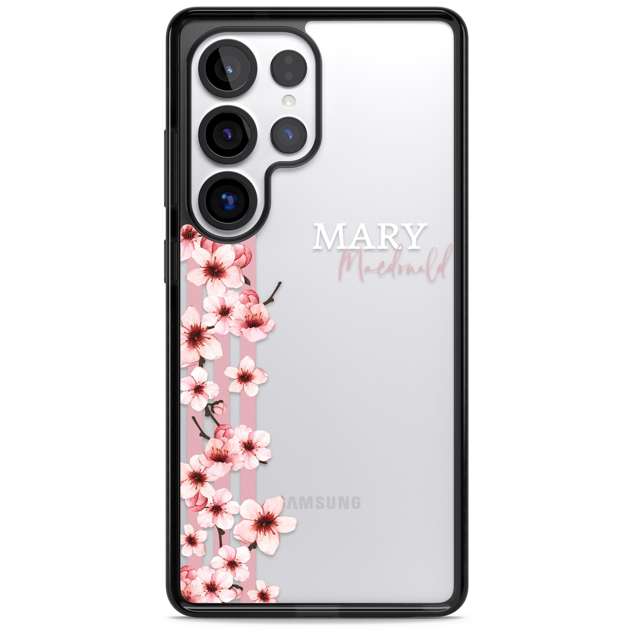 Personalised Cherry Blossom Stripes