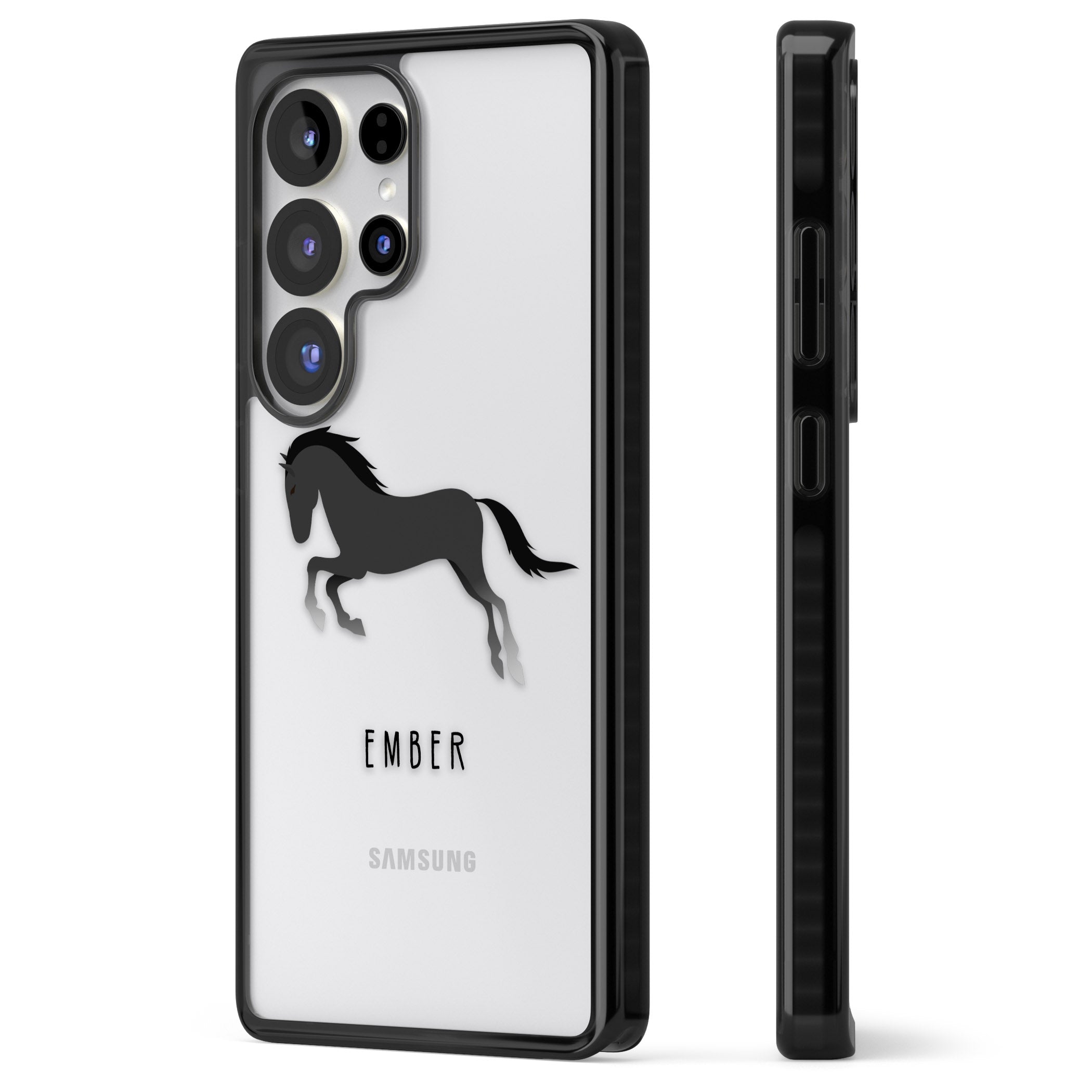 Personalised Black Horse