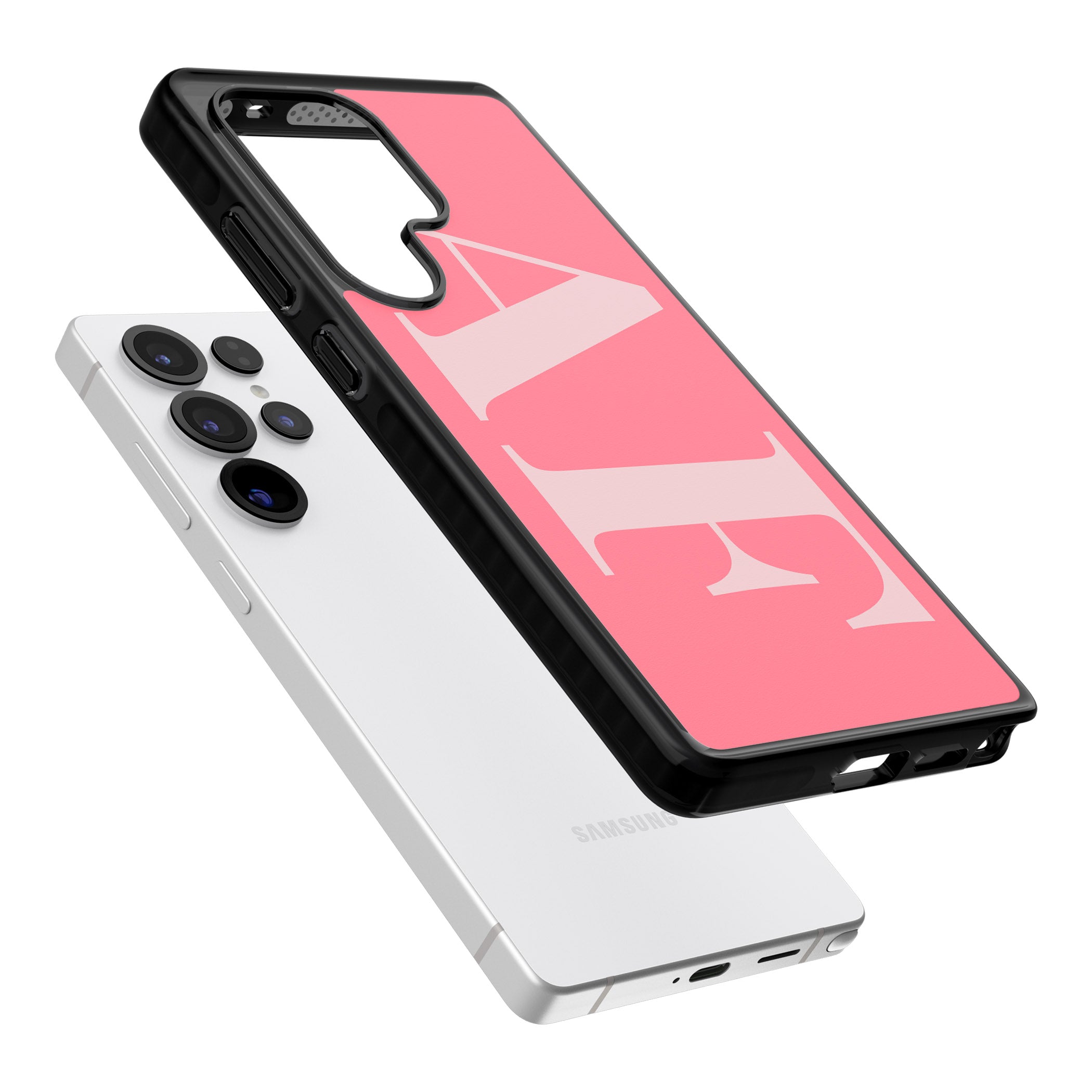 Personalised Light & Dark Pink Green Letters