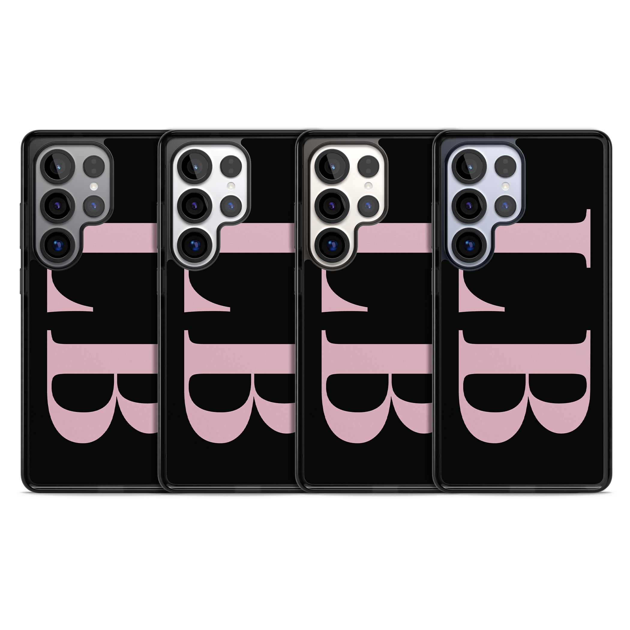 Personalised Pink & Black Green Letters