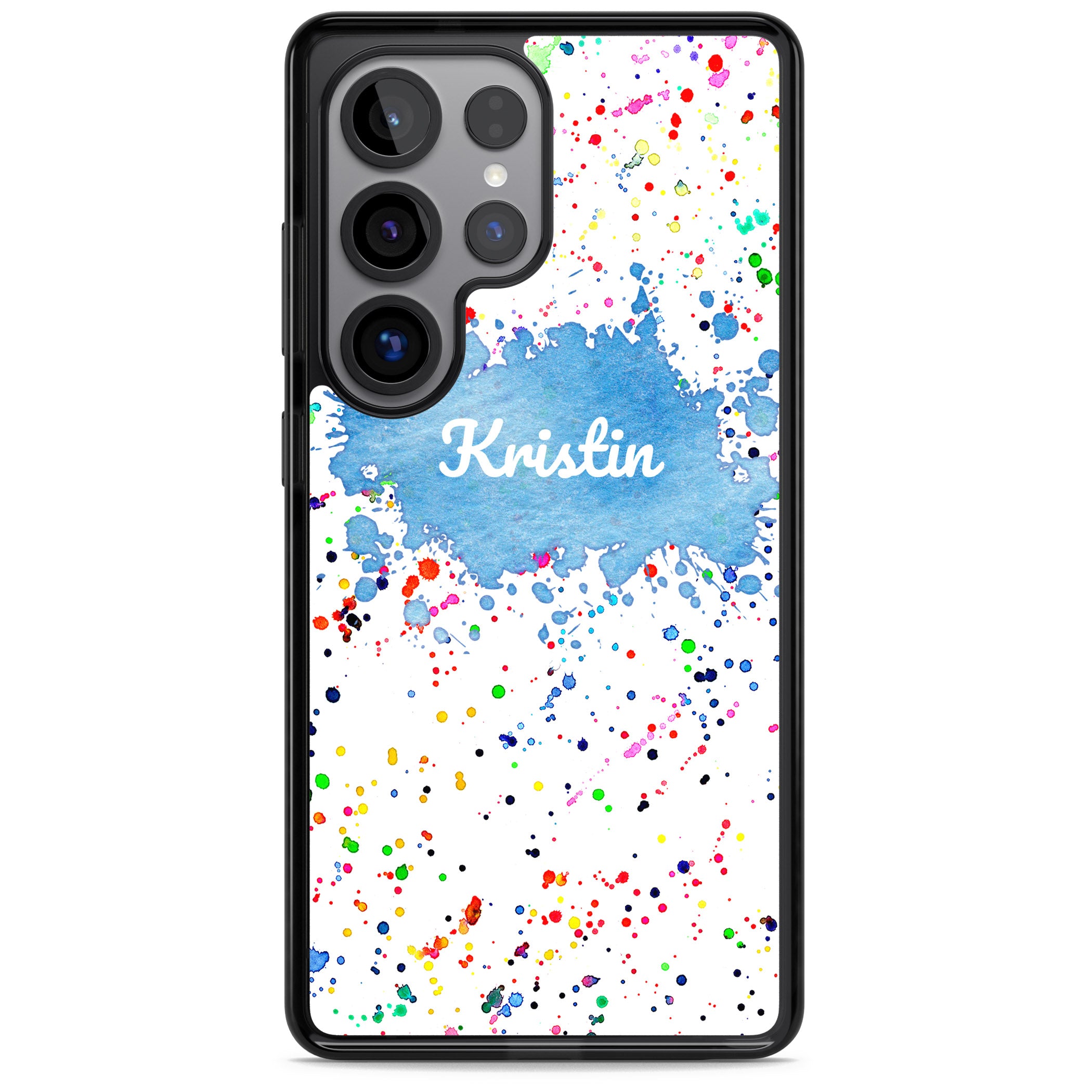 Personalised Rainbow Splatter Name