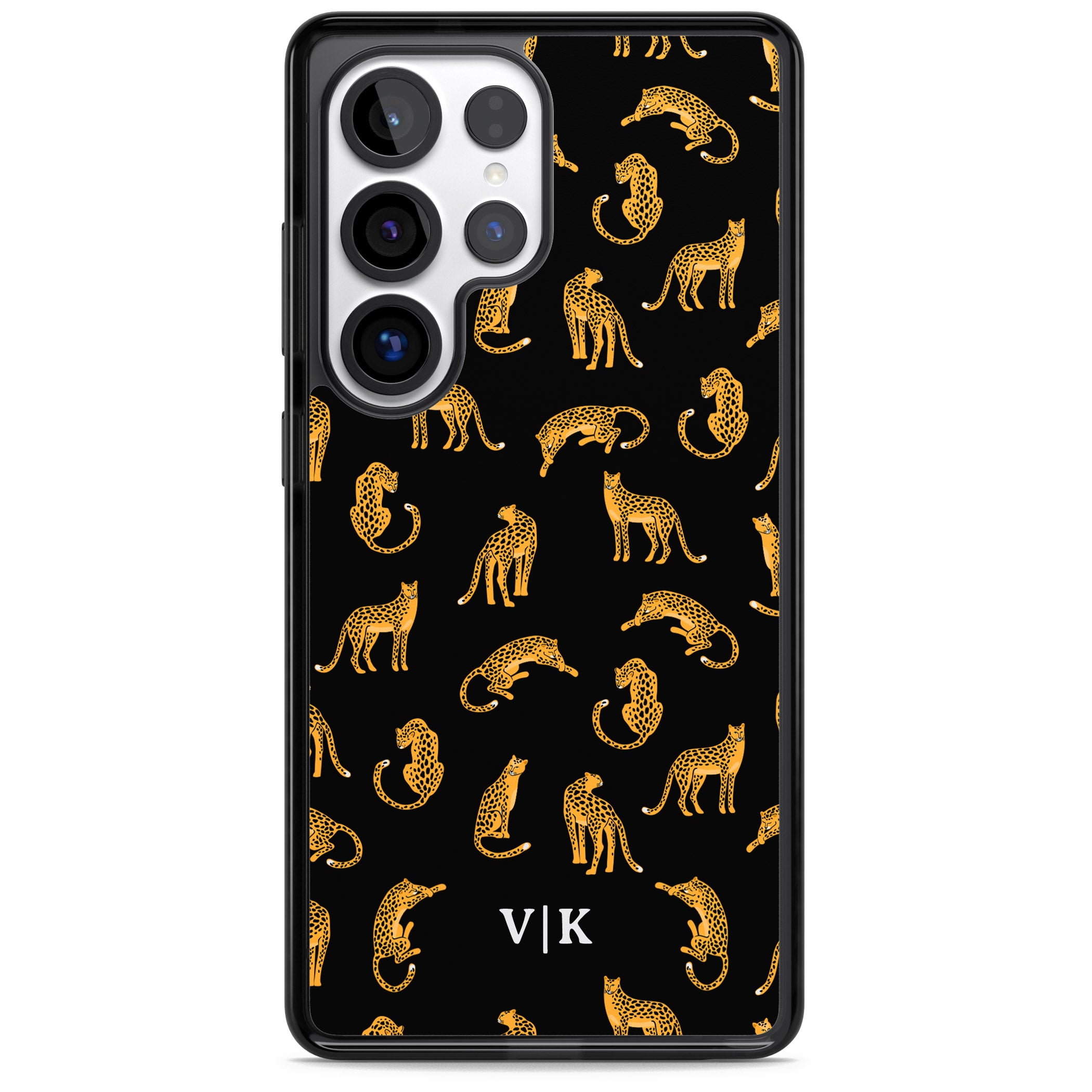Personalised Gold Cheetah Pattern