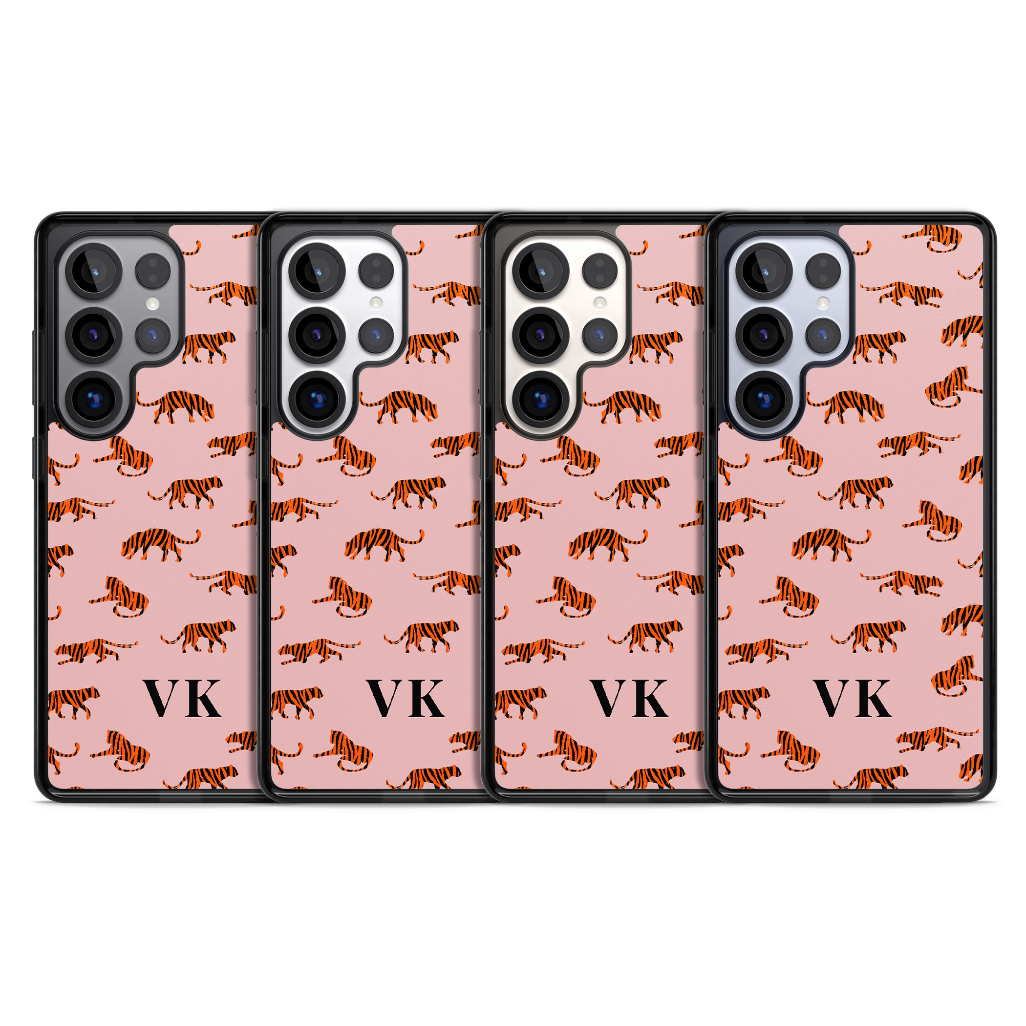 Personalised Pink Safari Tiger Pattern
