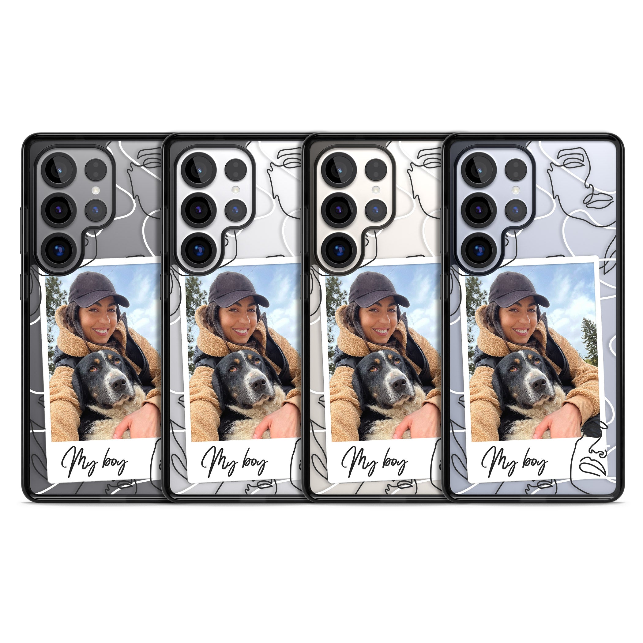 Personalised Abstract Faces Instant Photo