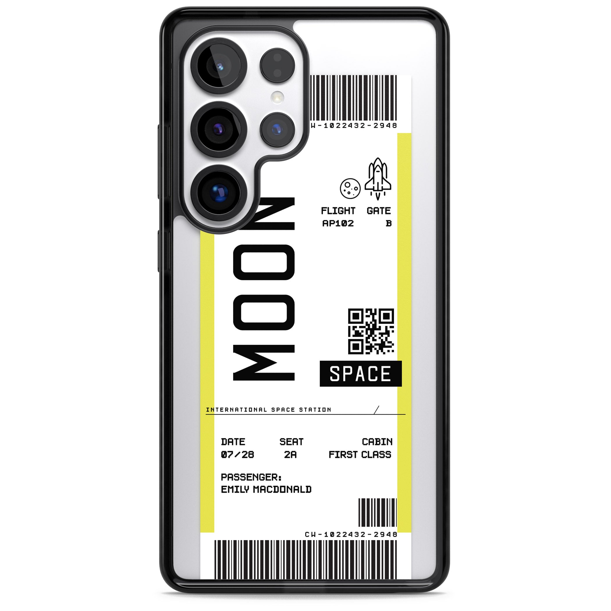 Personalised Moon Travel Ticket