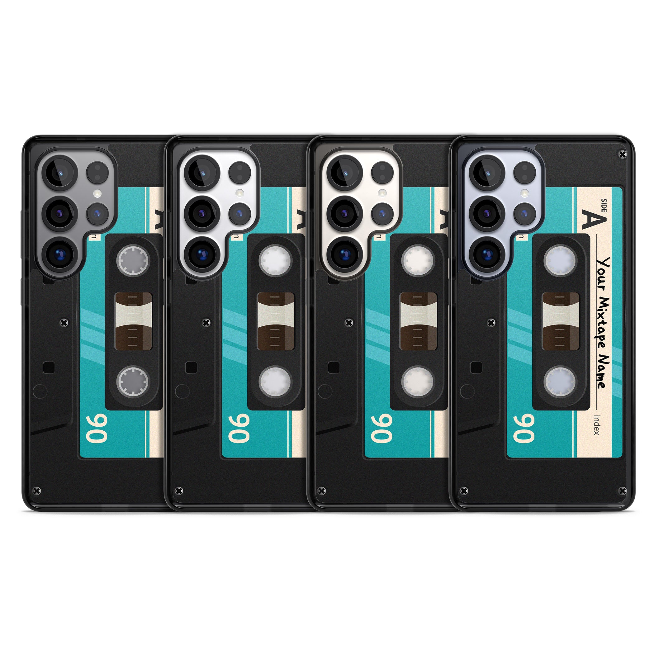 Personalised Retro Mixtape Dark